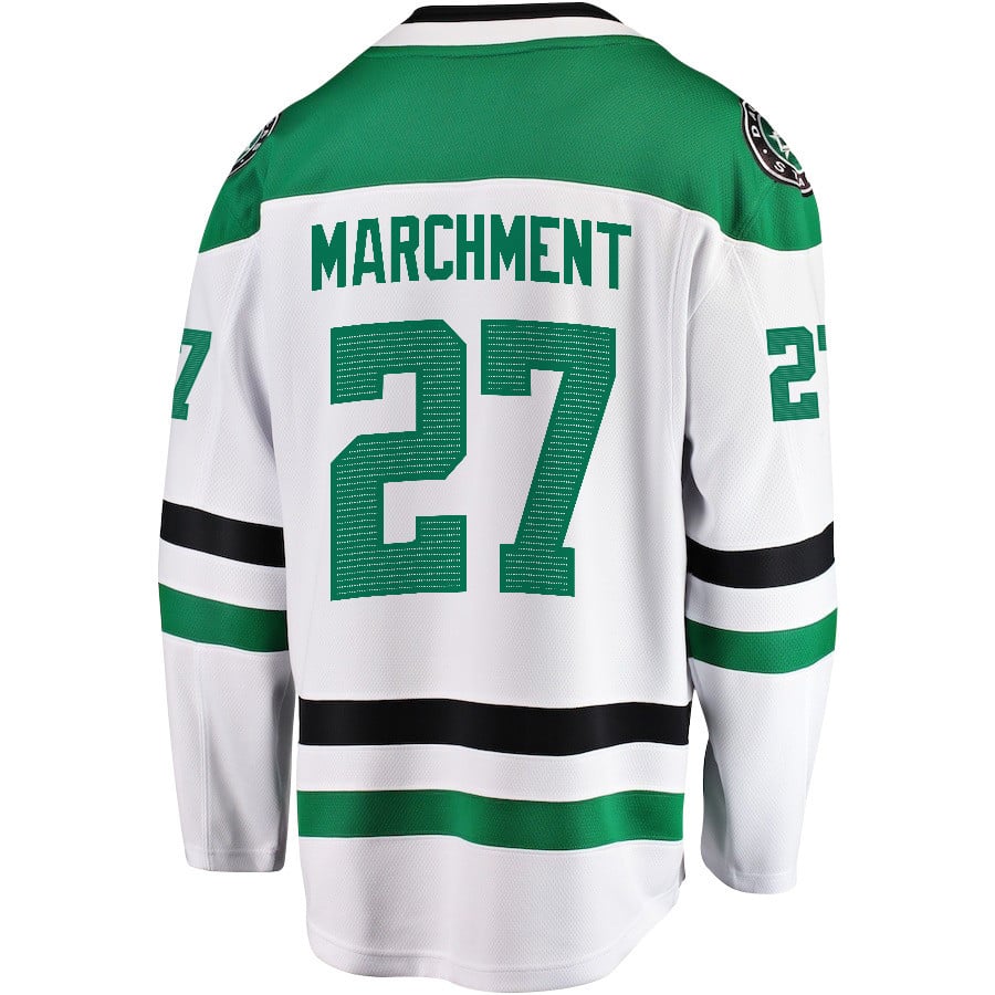 Mason Marchment 27 Dallas Stars 2024 Playoffs Patch Away Breakaway Men NHL Jersey Men's