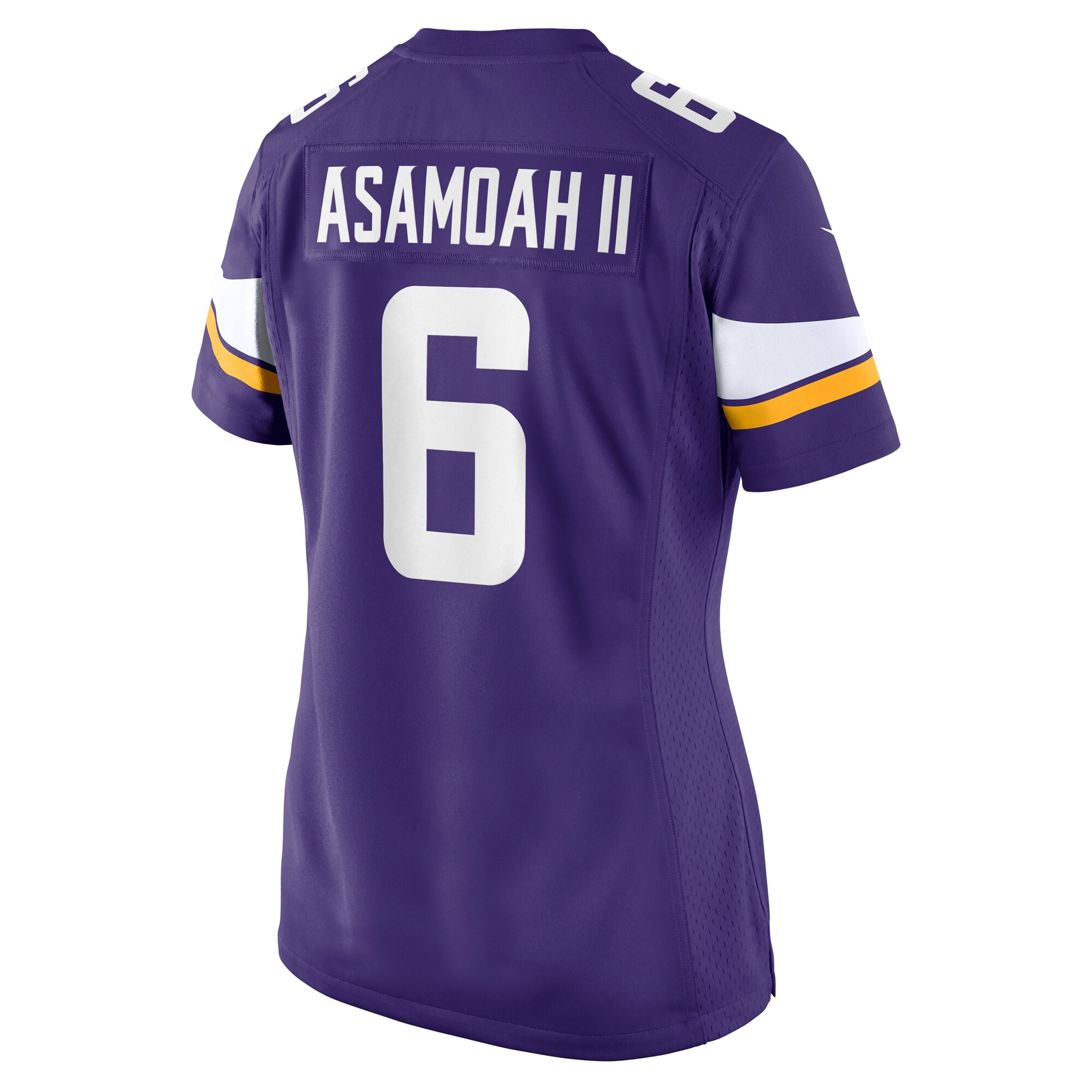 Minnesota Vikings Brian Asamoah II Purple Game NFL Jersey Women's
