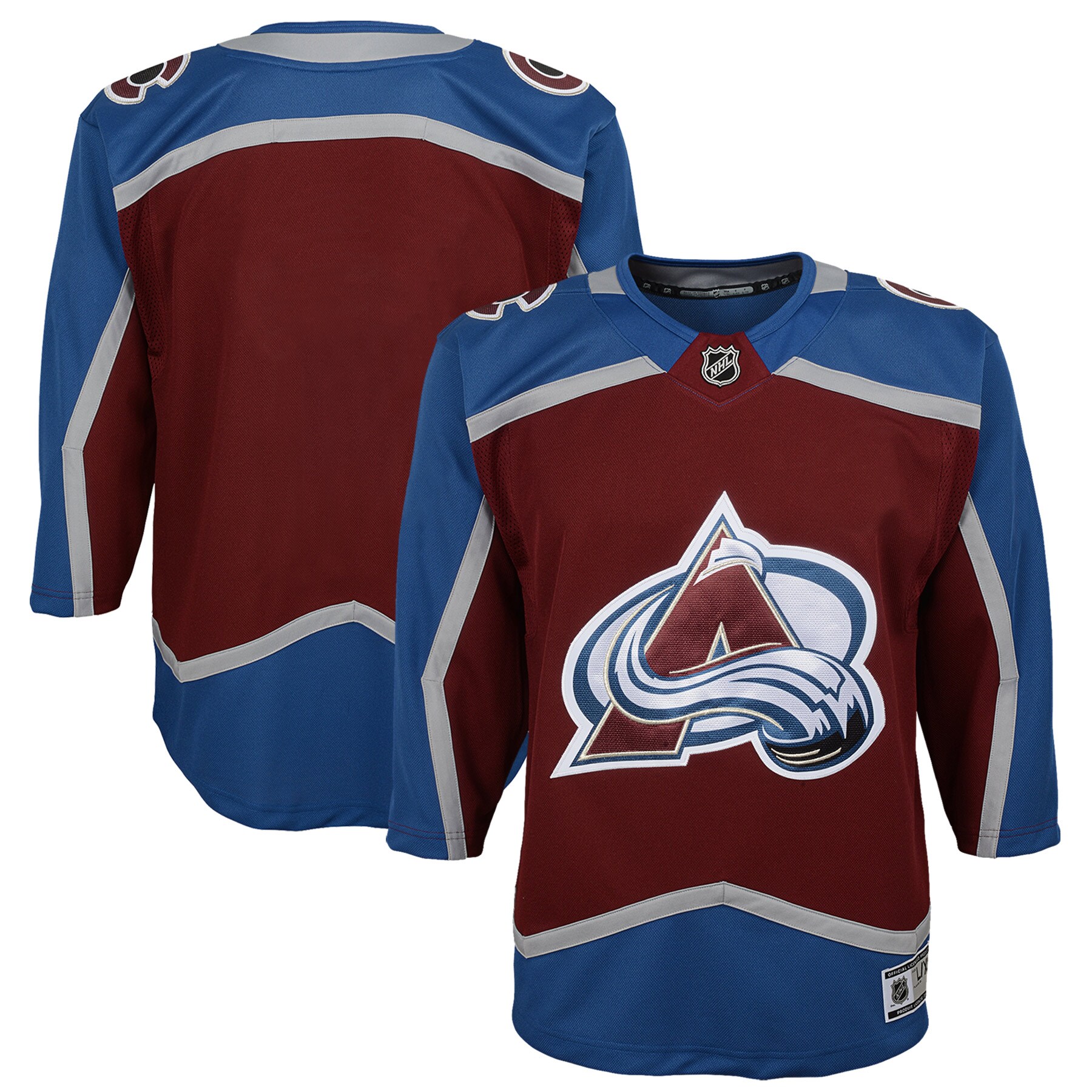 Colorado Avalanche Burgundy Home Premier NHL Jersey Youth