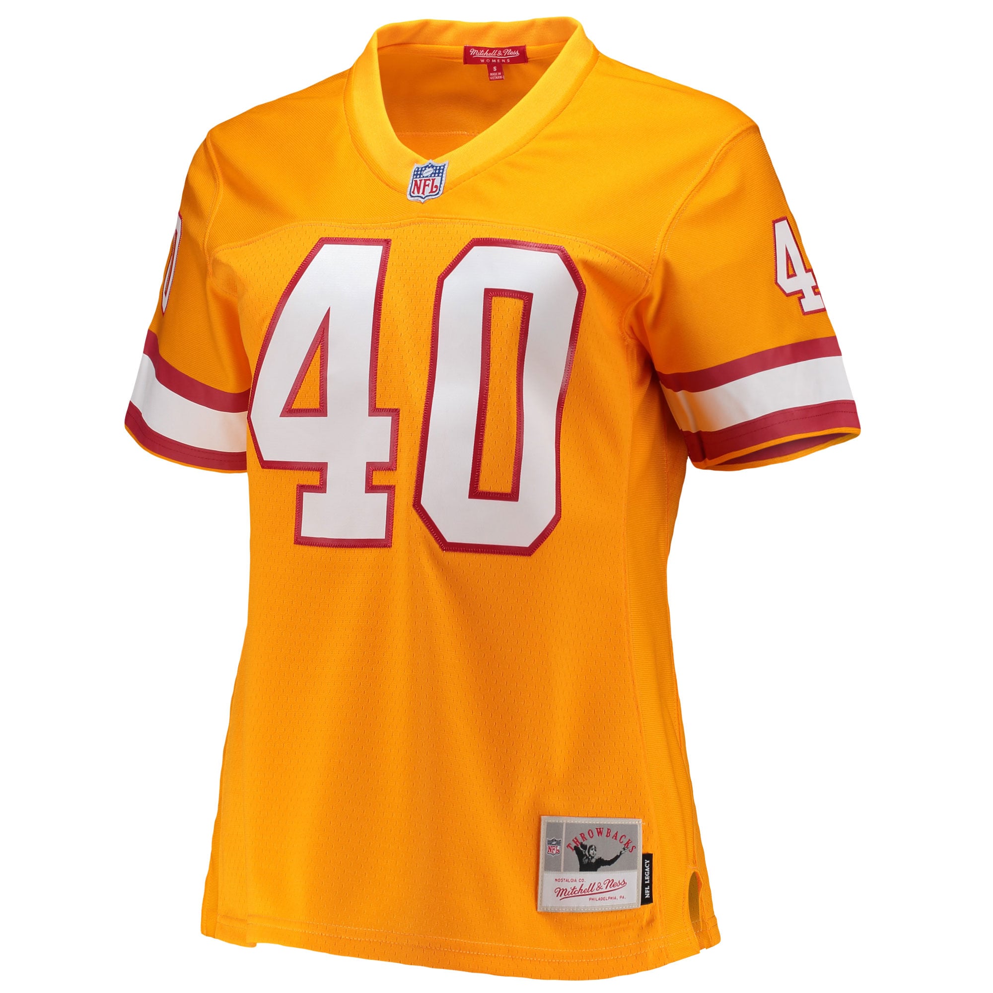 Tampa Bay Buccaneers Mike Alstott Mitchell Ness Orange Legacy Player NFL Jersey Women's