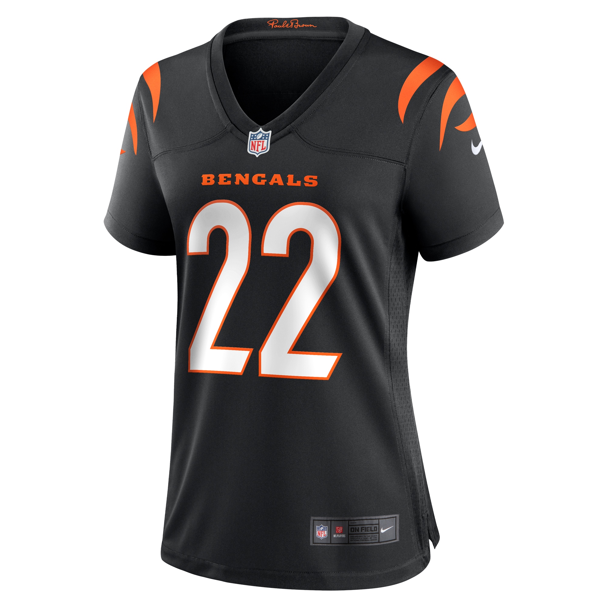 Cincinnati Bengals Geno Stone Black Game NFL Jersey Women's
