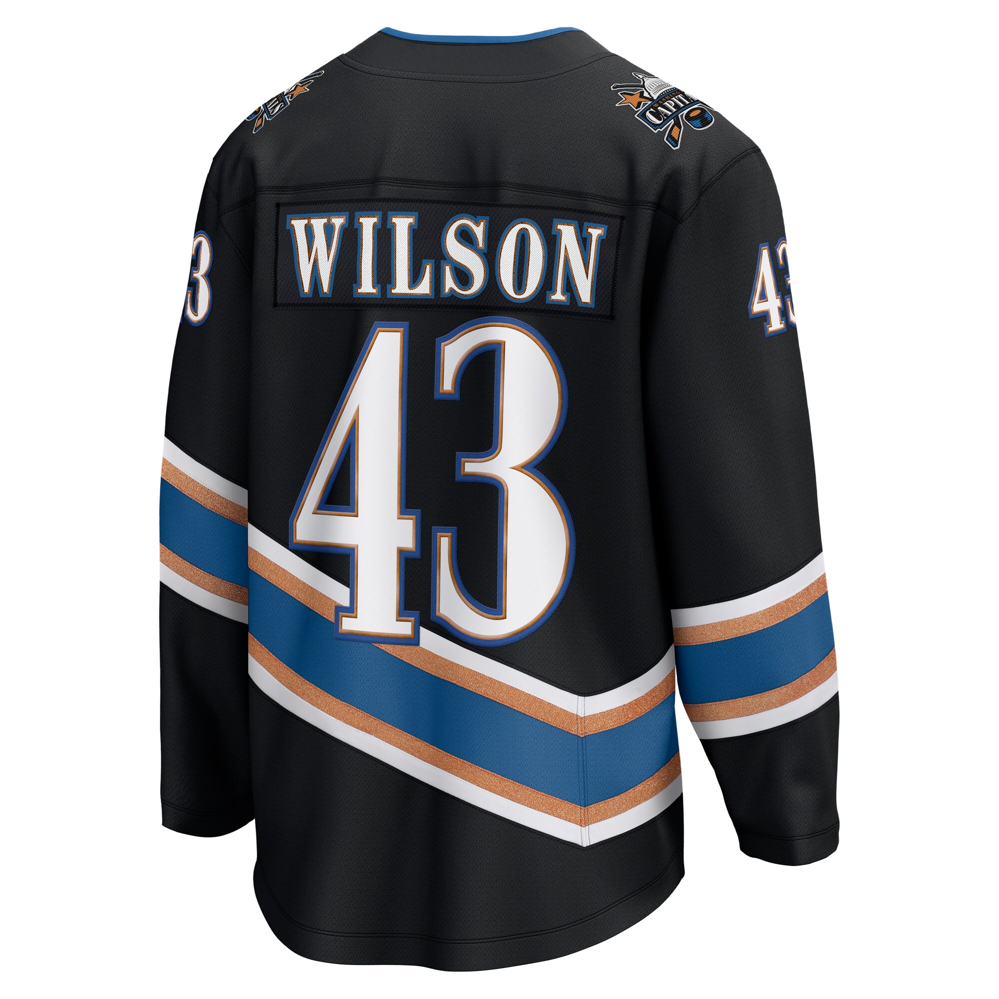 Washington Capitals Tom Wilson Black Alternate 50th Anniversary Premier Breakaway Player NHL Jersey Men's