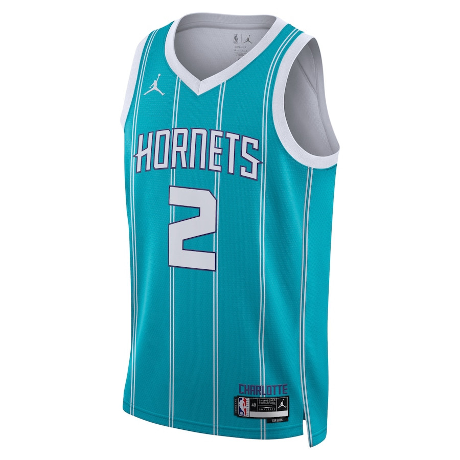 James Bouknight 2 Charlotte Hornets Unisex Swingman Icon Edition Teal NBA Jersey Unisex