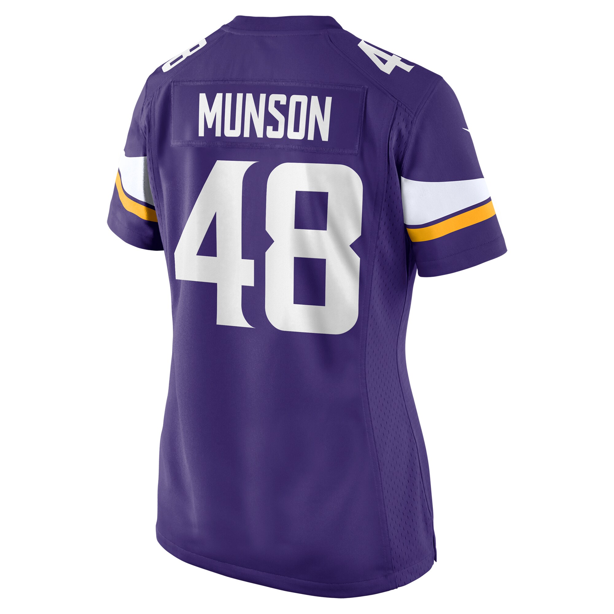 Minnesota Vikings Calvin Munson Purple Game NFL Jersey Women's