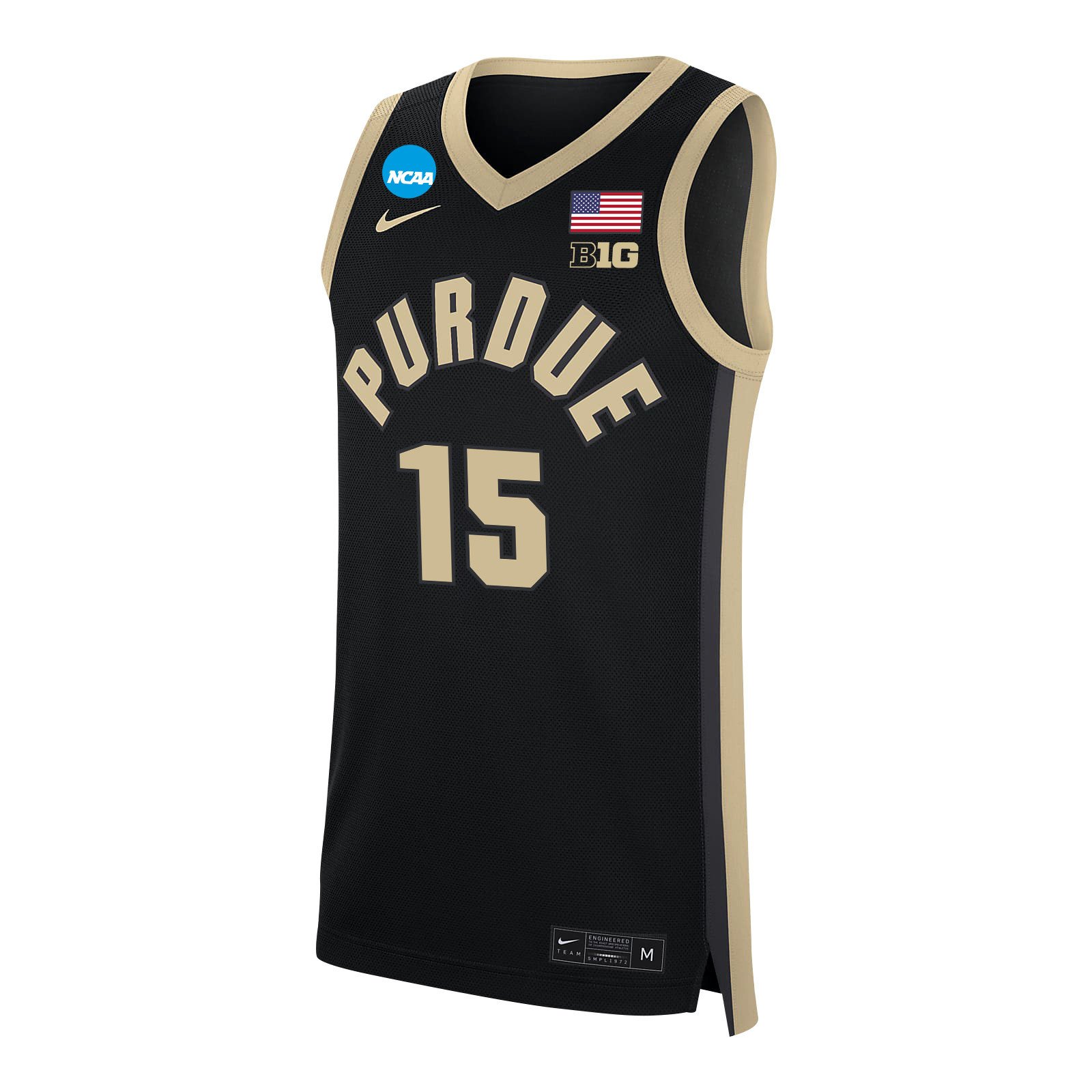 Zach Edey 15 Purdue Boilermakers 2024 Black Unisex NCAA Jersey Unisex