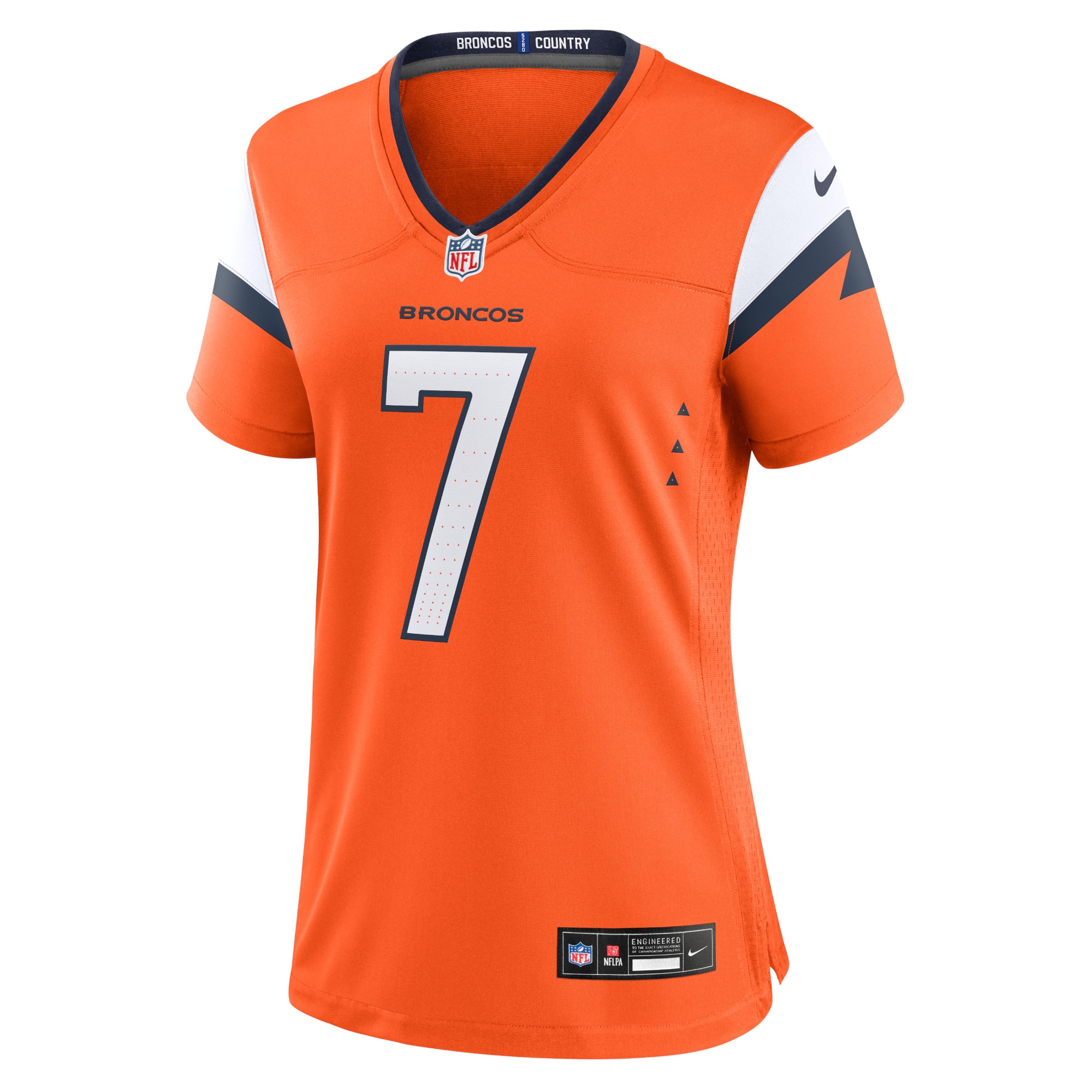 Denver Broncos John Elway Orange Mile High Collection Retired Player Game NFL Jersey Women's