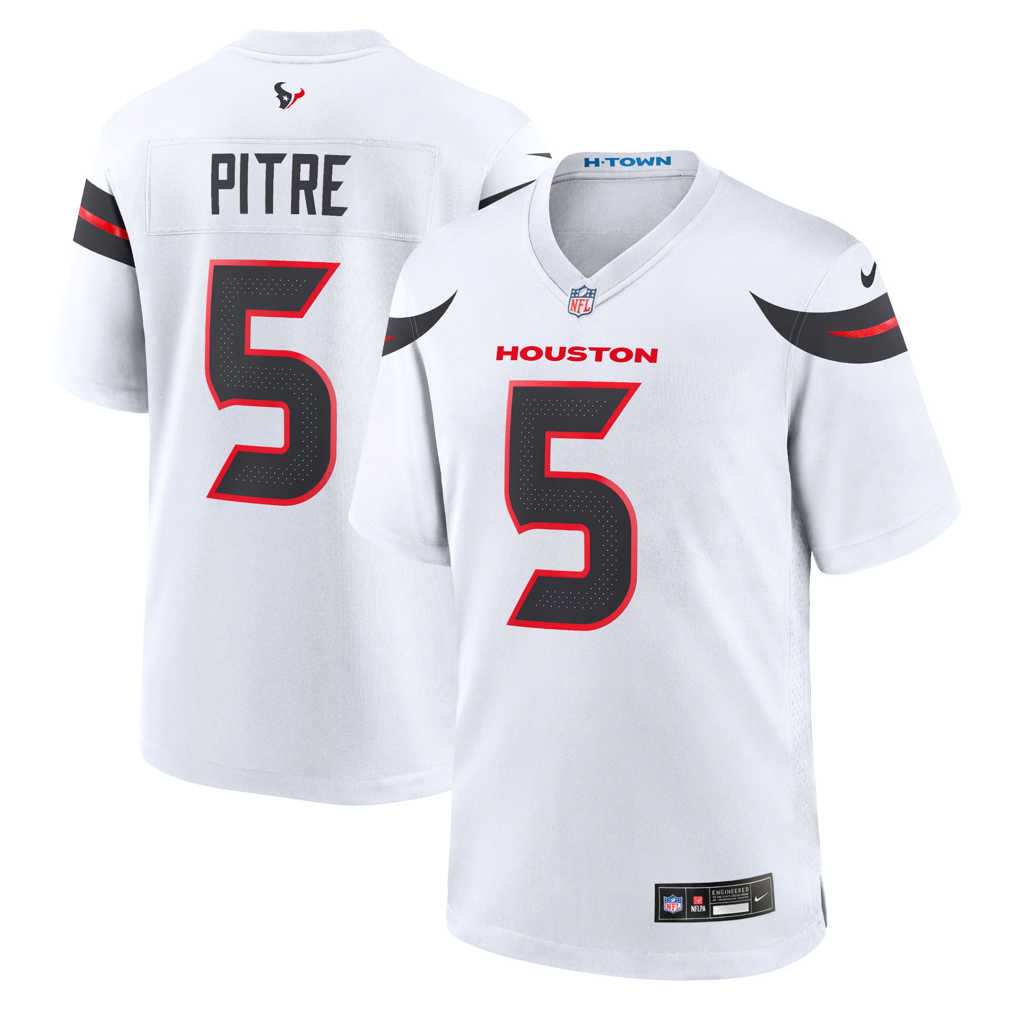 Houston Texans Jalen Pitre White Game NFL Jersey Men's