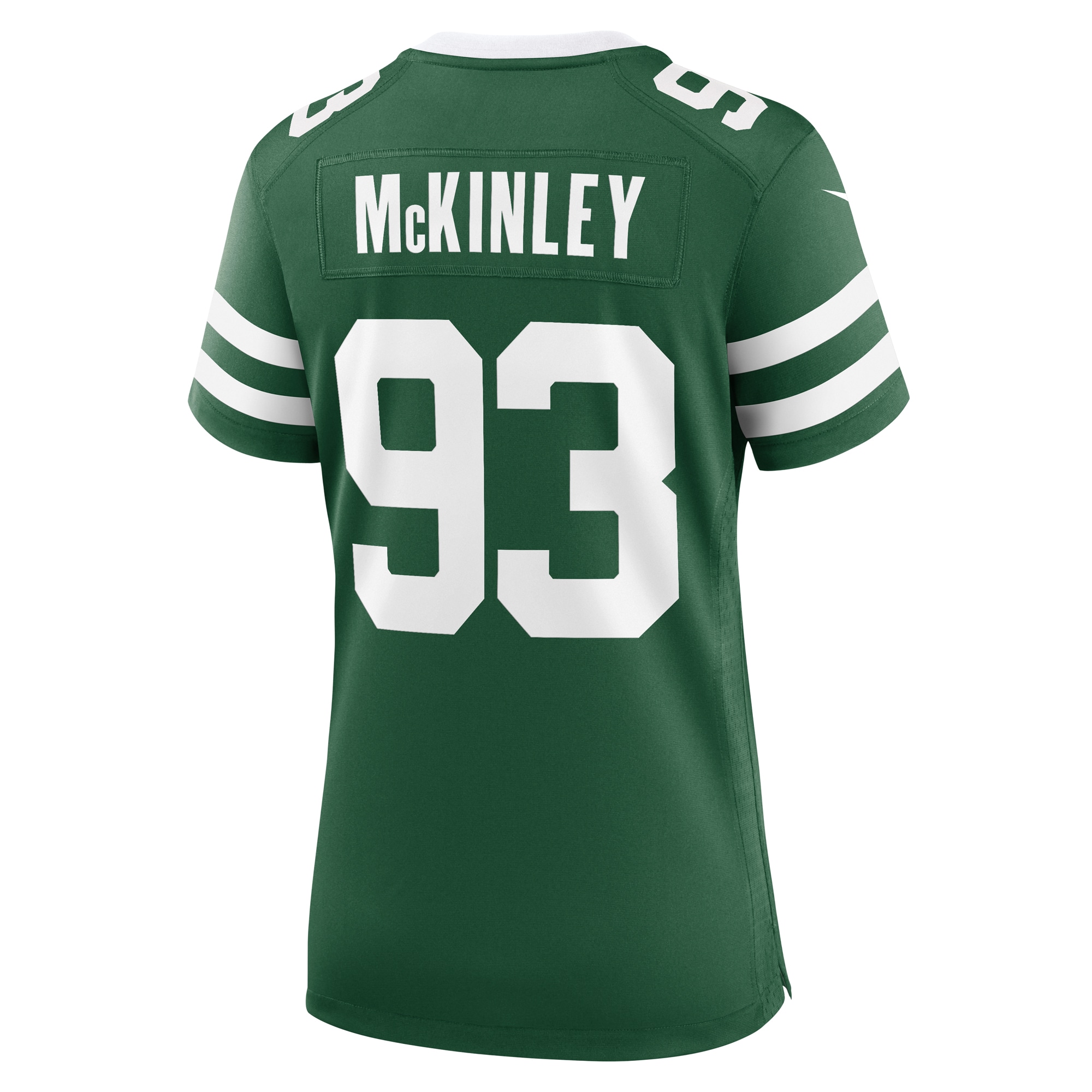 New York Jets Takk McKinley Legacy Green Team Game NFL Jersey Women's
