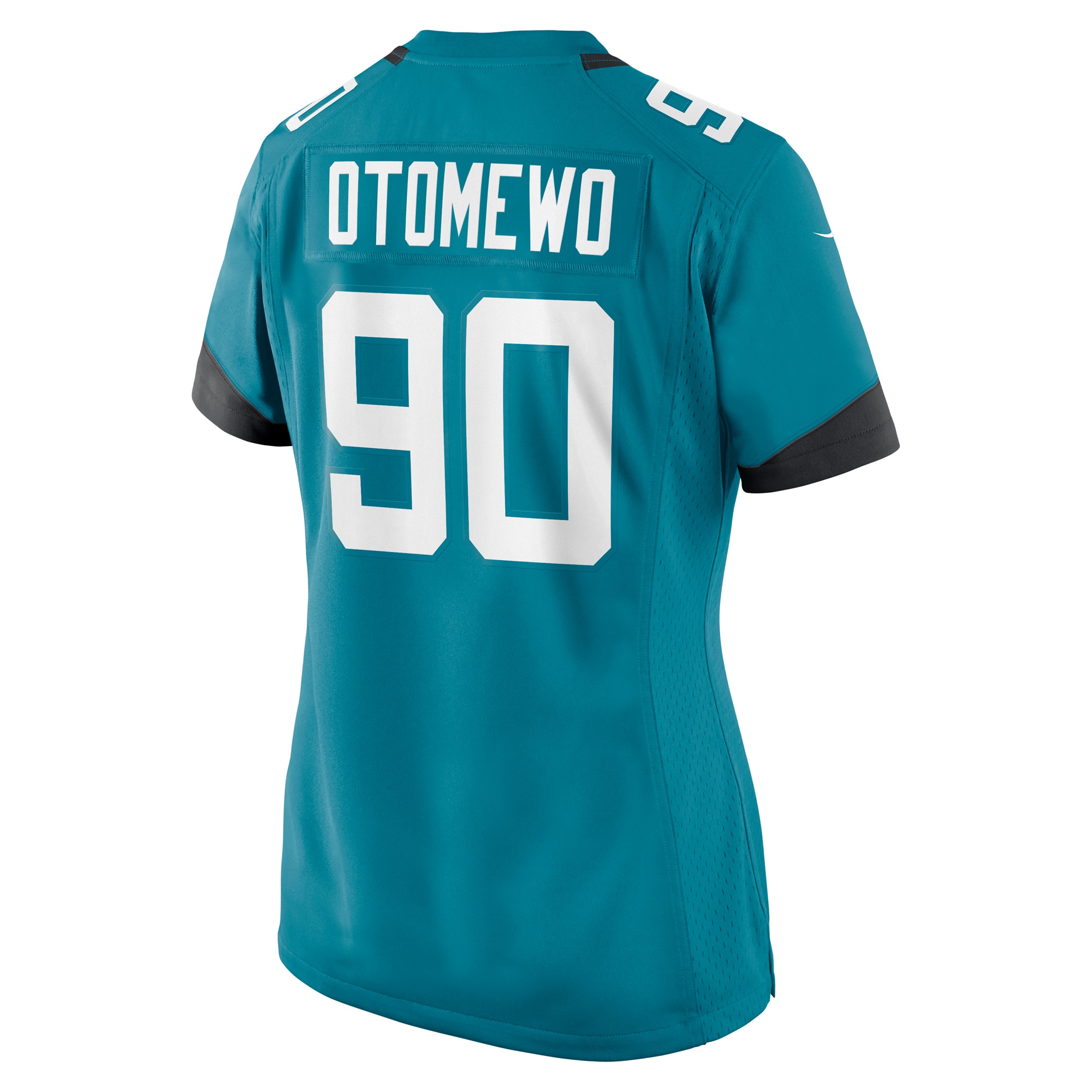 Jacksonville Jaguars Esezi Otomewo Teal Game NFL Jersey Women's