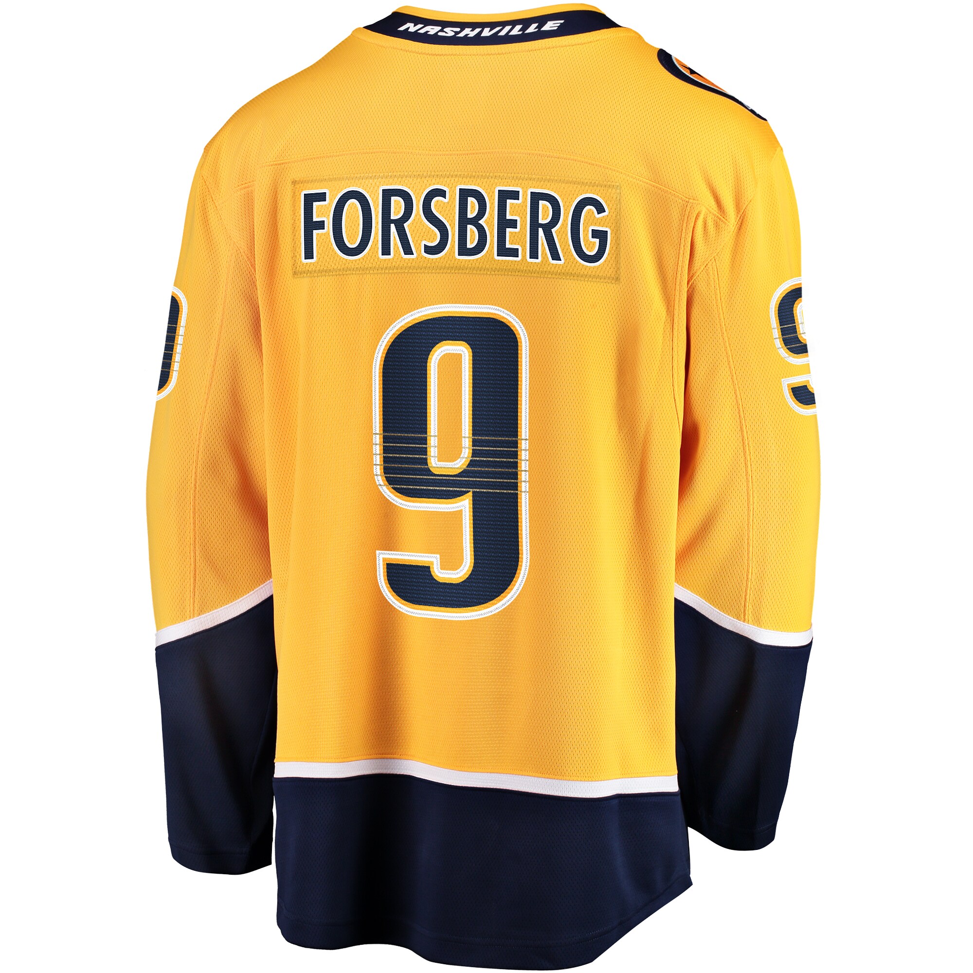 Nashville Predators Filip Forsberg Gold Home Breakaway NHL Jersey Men's