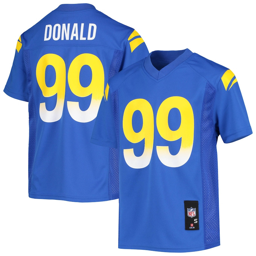 Aaron Donald 99 Los Angeles Rams Royal NFL Jersey Youth