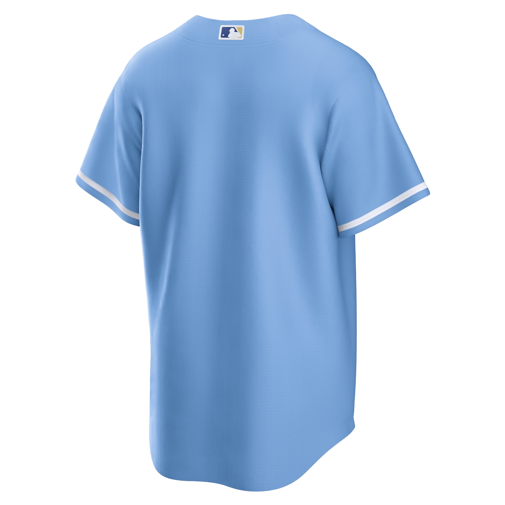 Kansas City Royals Light Blue Alternate Team Logo MLB Jersey Men's