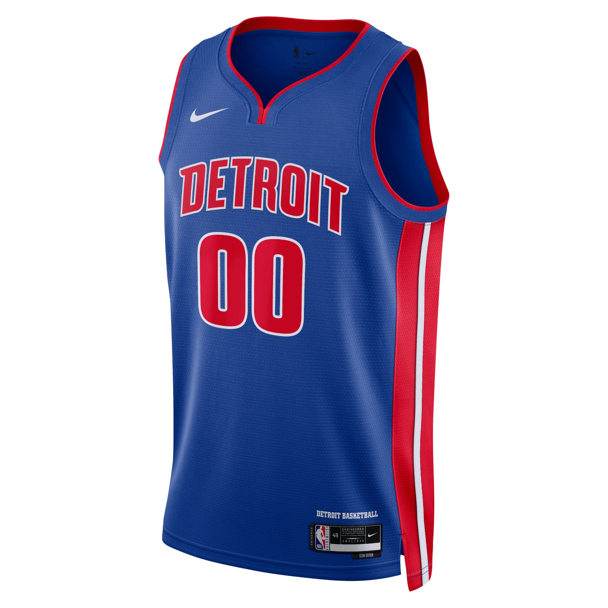 Detroit Pistons Icon Swingman Custom Unisex NBA Jersey Unisex