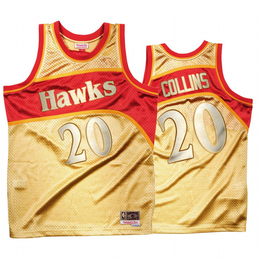 John Collins 20 Atlanta Hawks Gold Classic Once More NBA Jersey Men's