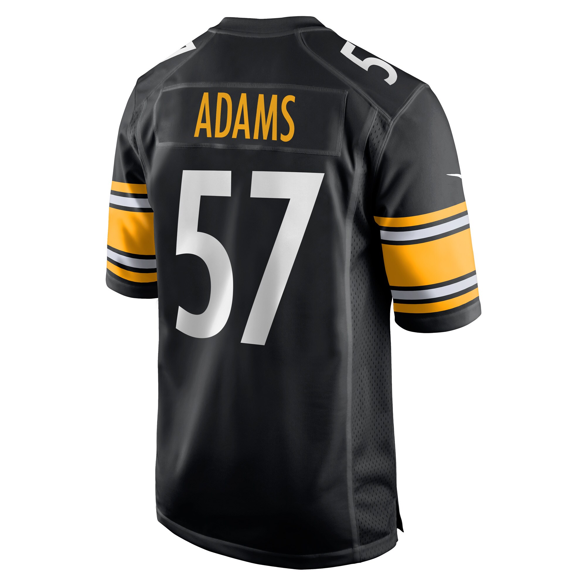 Pittsburgh Steelers Montravius Adams Black Game Player NFL Jersey Men's