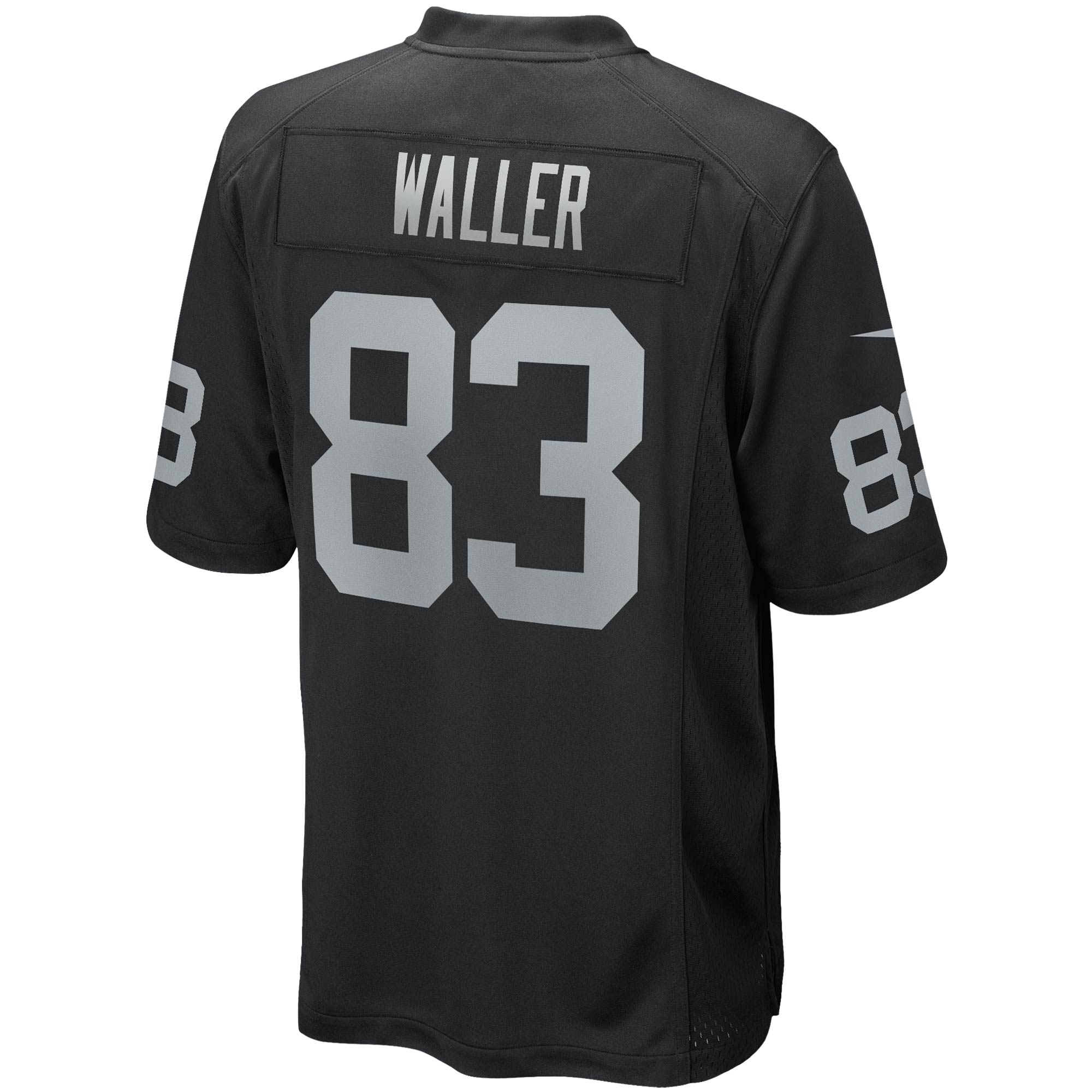 Las Vegas Raiders Darren Waller Black Game Player NFL Jersey Men's