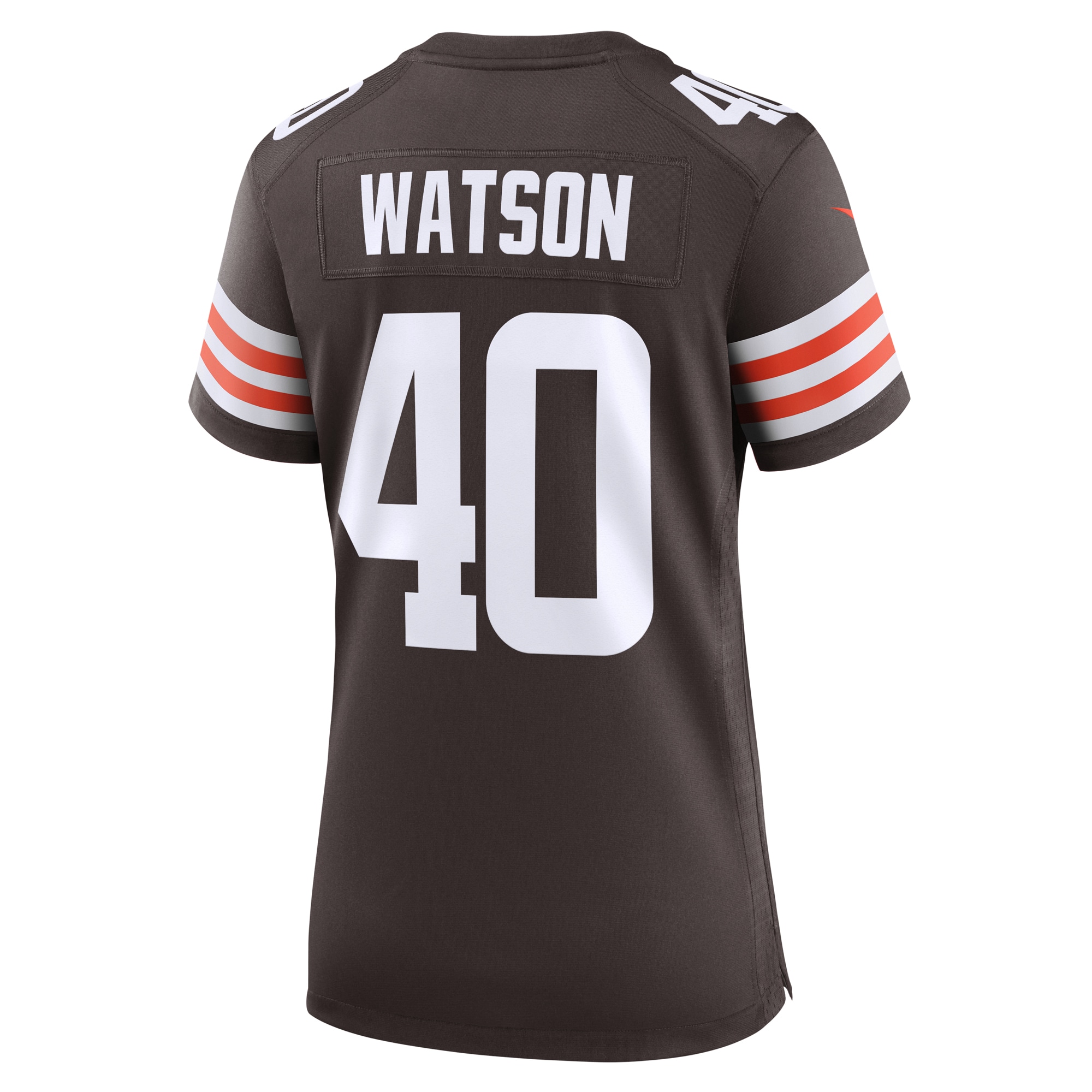 Cleveland Browns Nathaniel Watson Brown Game NFL Jersey Women's