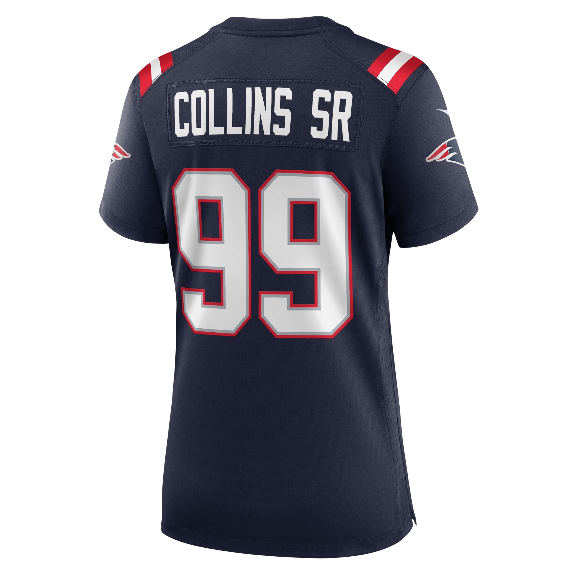 New England Patriots Jamie Collins Sr. Navy Home Game Player NFL Jersey Women's
