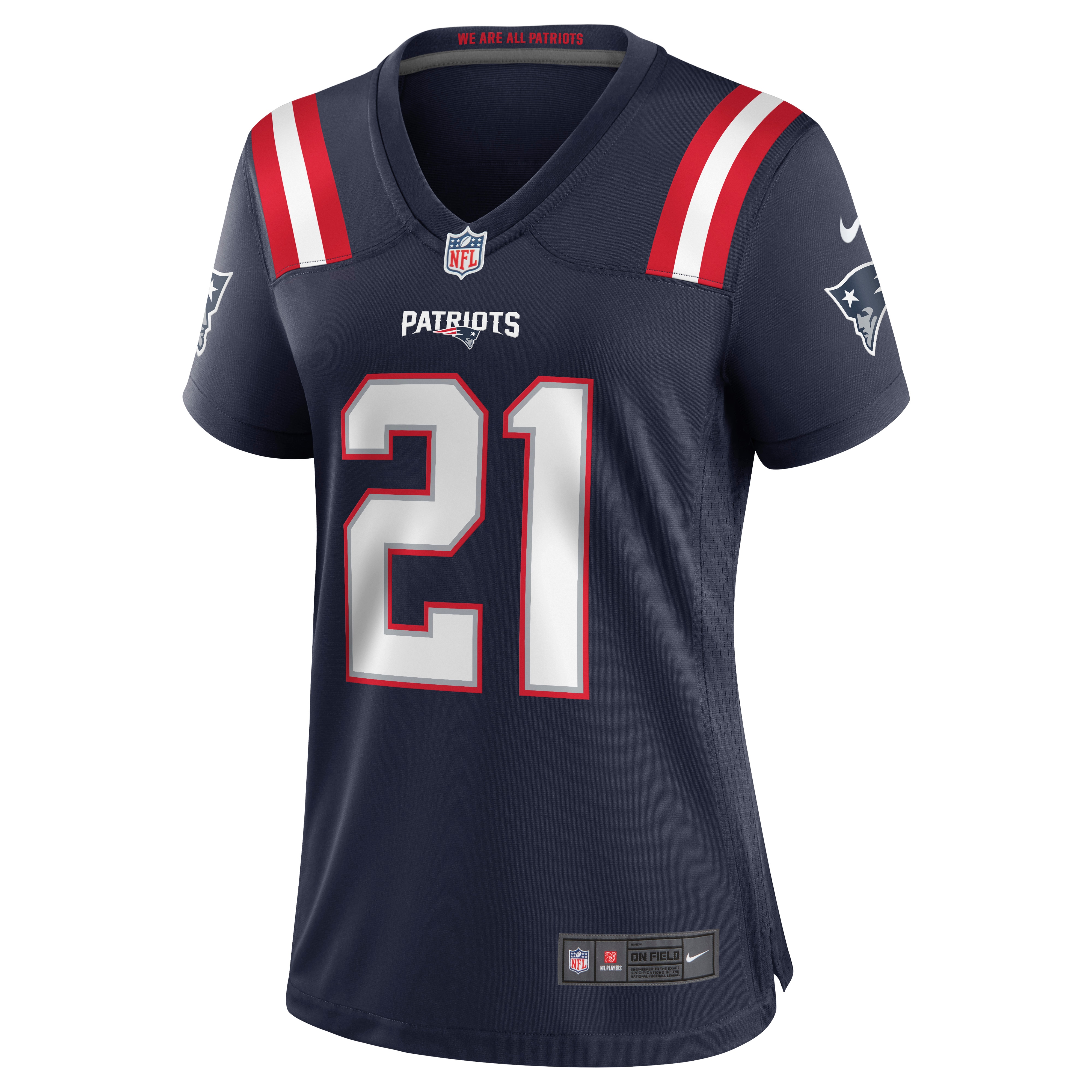 New England Patriots Adrian Phillips Navy Game NFL Jersey Women's