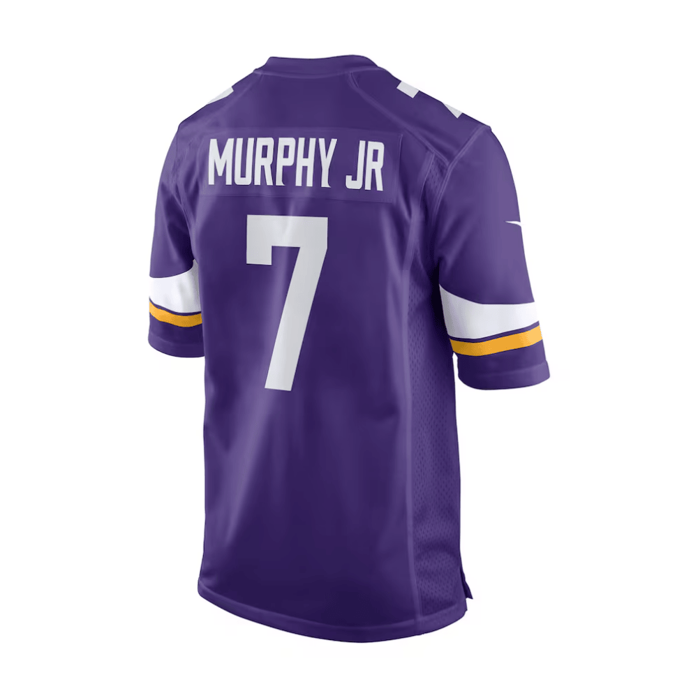 Byron Murphy Jr. 7 Baltimore Ravens 2025 Pro Bowl Patch Game Purple NFL Jersey Men's