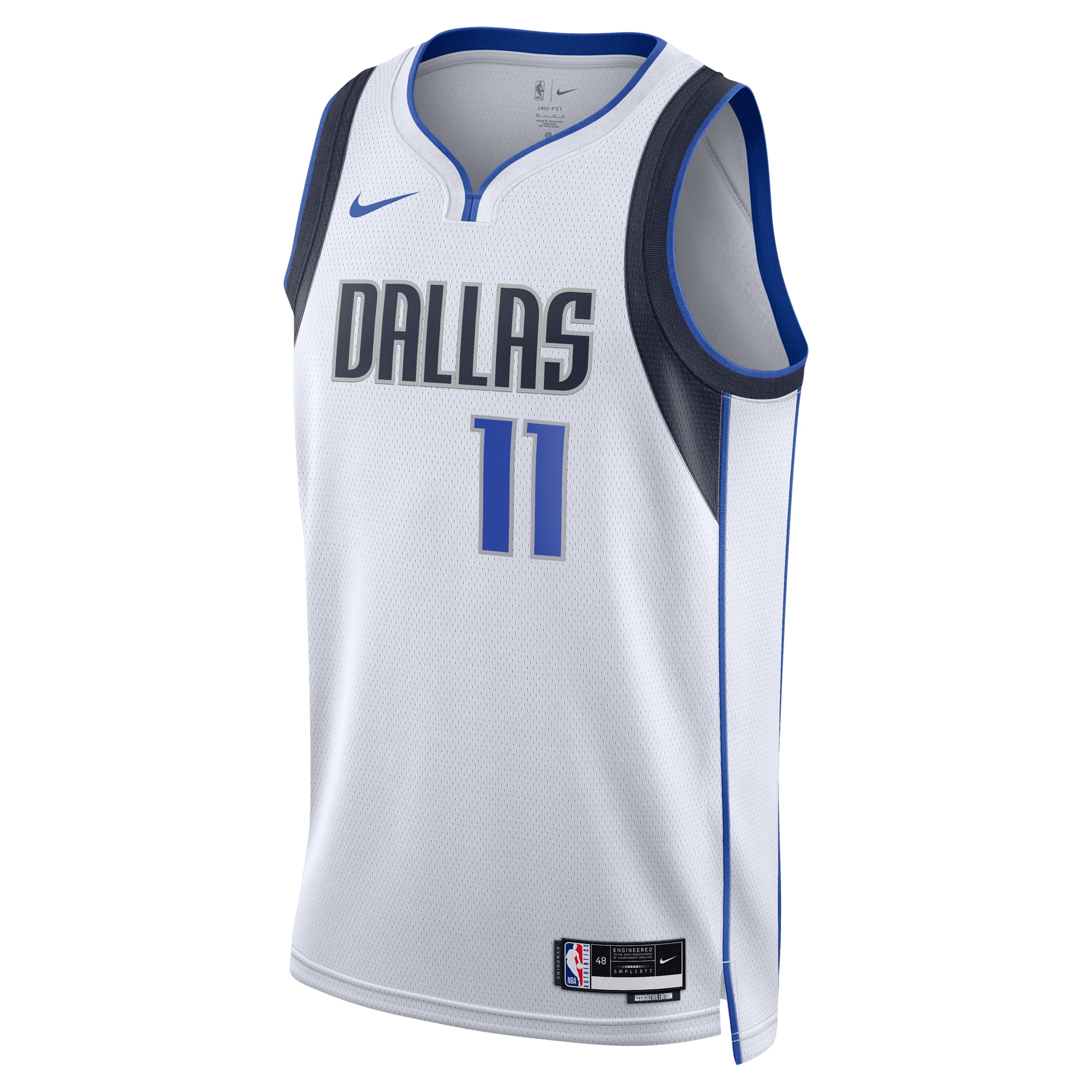 Dallas Mavericks Association Edition Swingman White Kyrie Irvin Unisex NBA Jersey Unisex