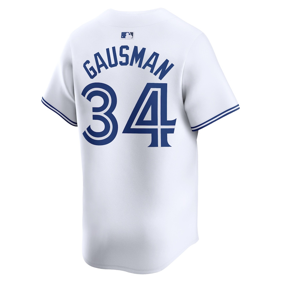 Kevin Gausman 34 Toronto Blue Jays Home Limited Player White MLB Jersey Men's