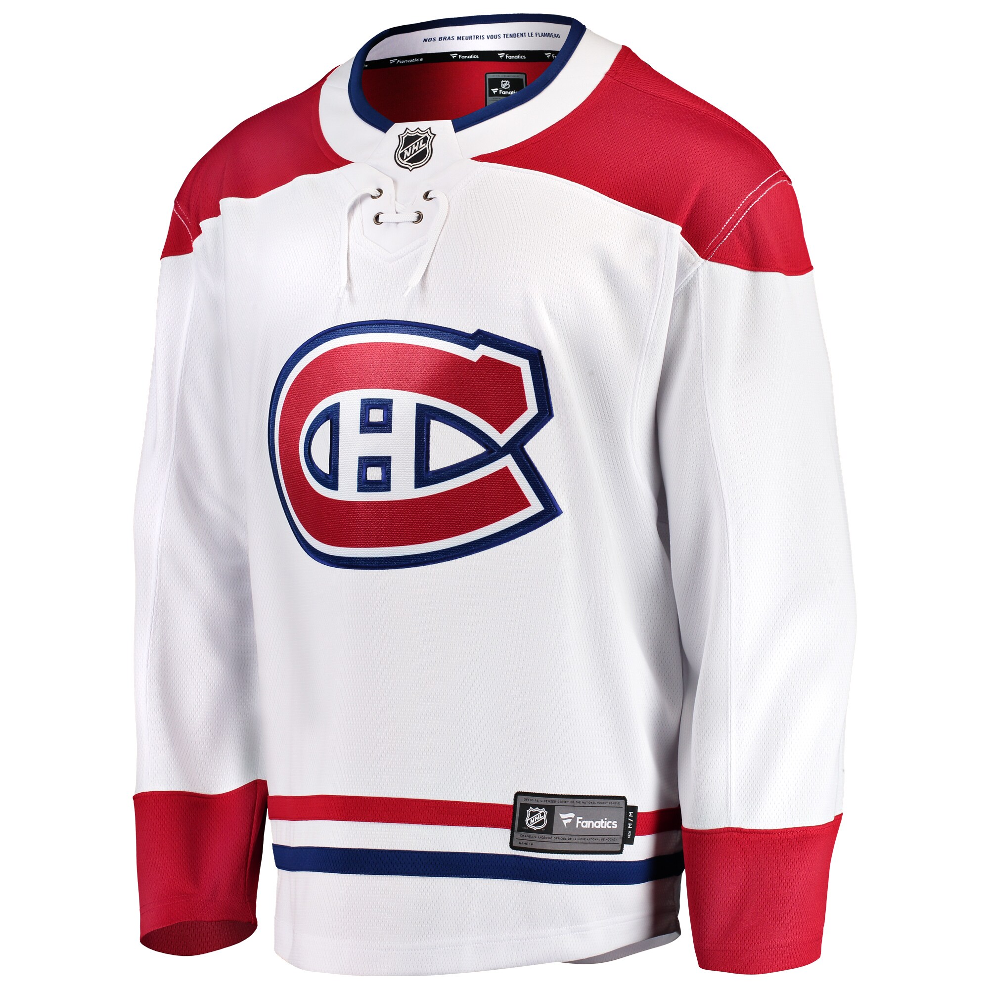 Montreal Canadiens White Breakaway Away NHL Jersey Men's