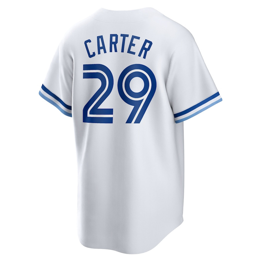 Joe Carter 29 Toronto Blue Jays Cooperstown Collection Home White MLB Jersey Men's
