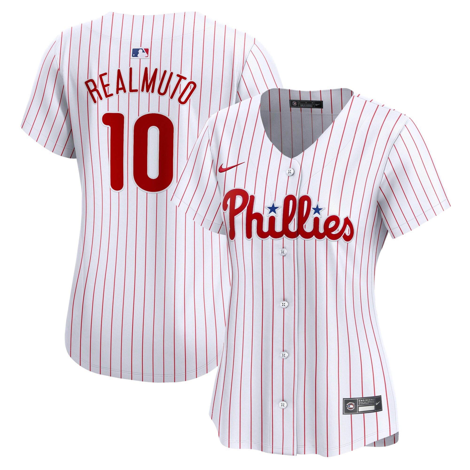 Philadelphia Phillies J.T. Realmuto White Home Limited Player MLB Jersey Women's