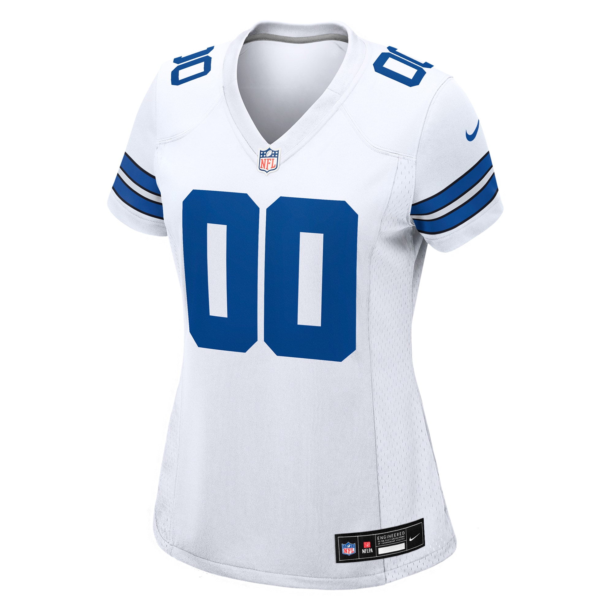 White Dallas Cowboys Custom Game NFL Jersey Women's