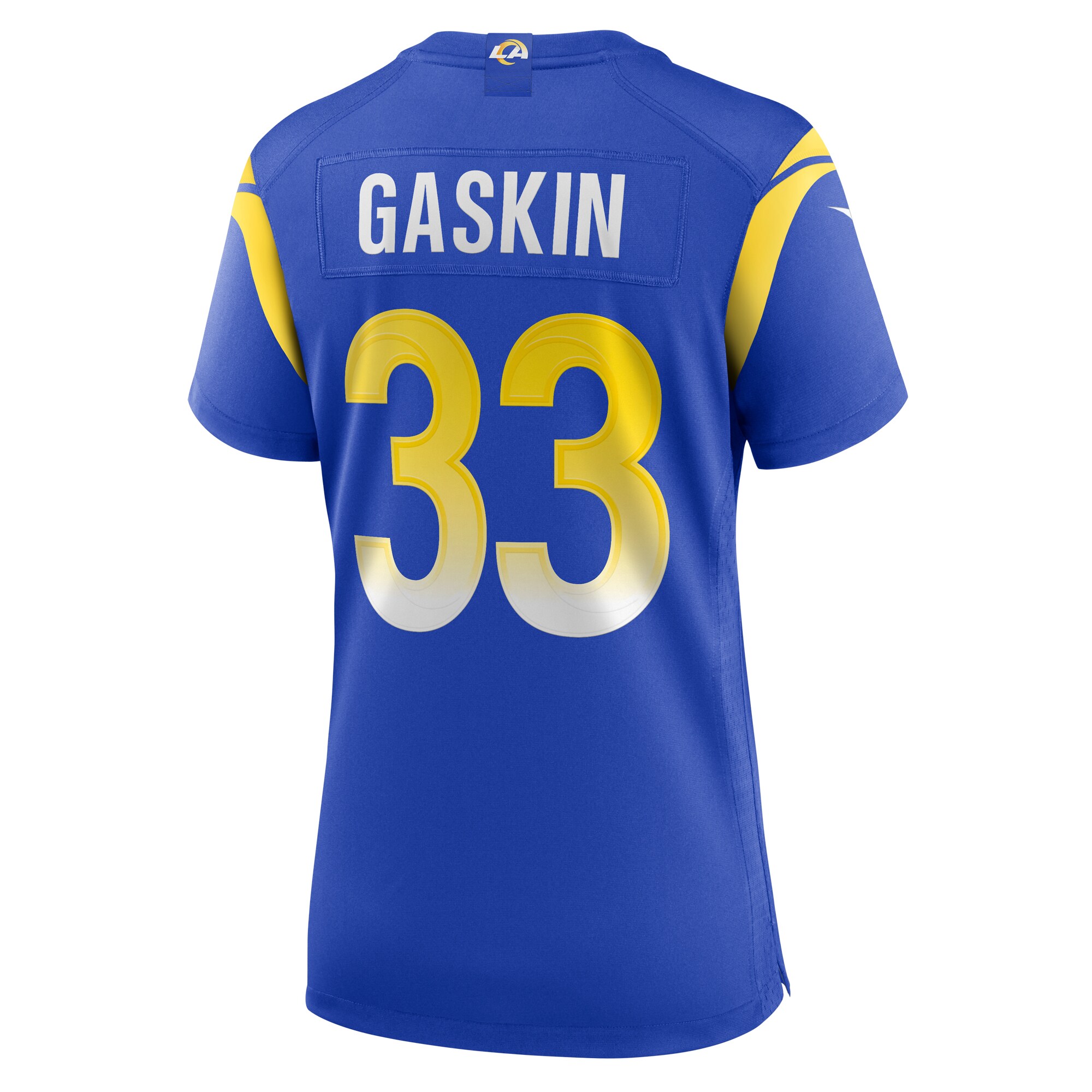 Los Angeles Rams Myles Gaskin Royal Game NFL Jersey Women's
