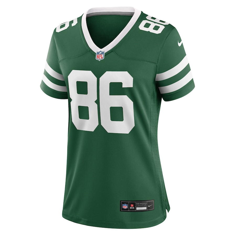 Malik Taylor 86 New York Jets Team Game Legacy Green NFL Jersey Women's