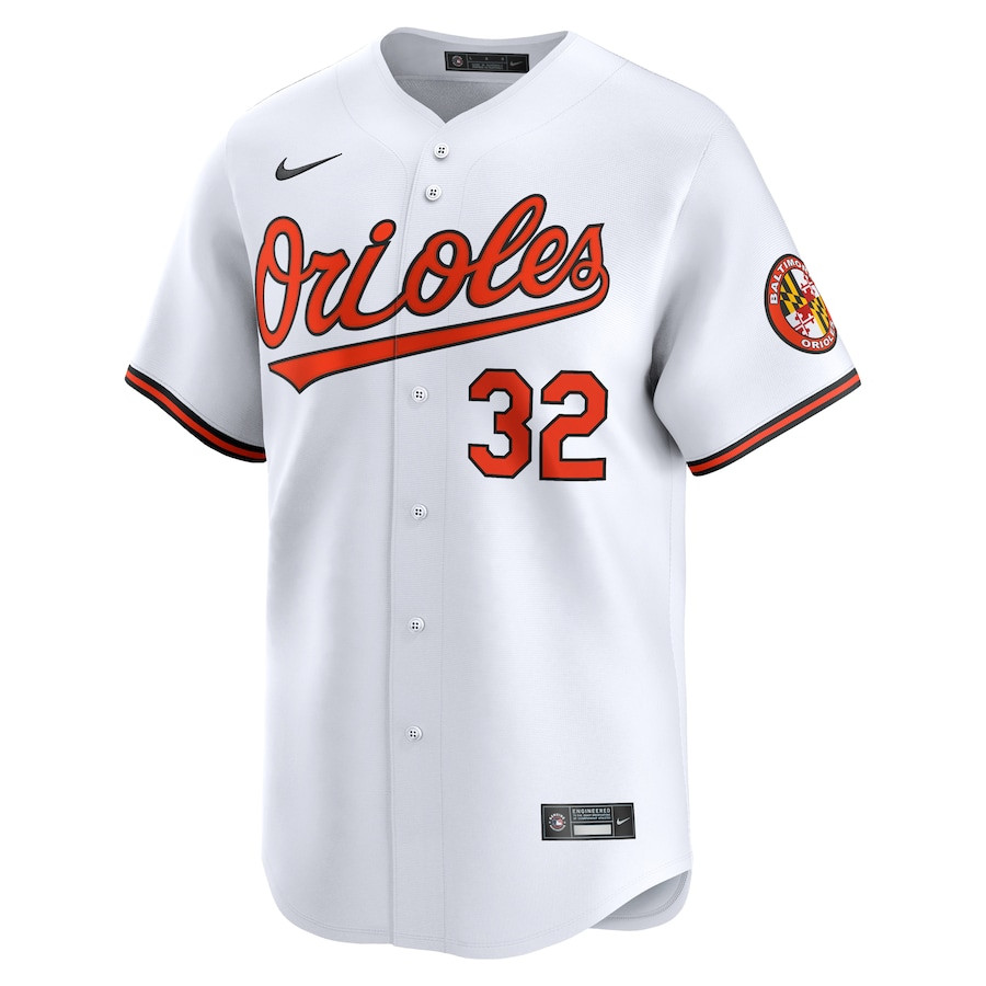 Ryan O'Hearn 32 Baltimore Orioles Home Limited White MLB Jersey Men's