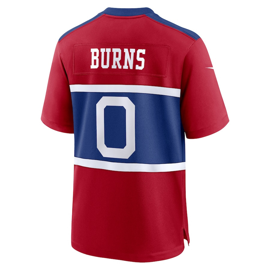 Brian Burns 0 New York Giants Alternate Game Century Red NFL Jersey Men's