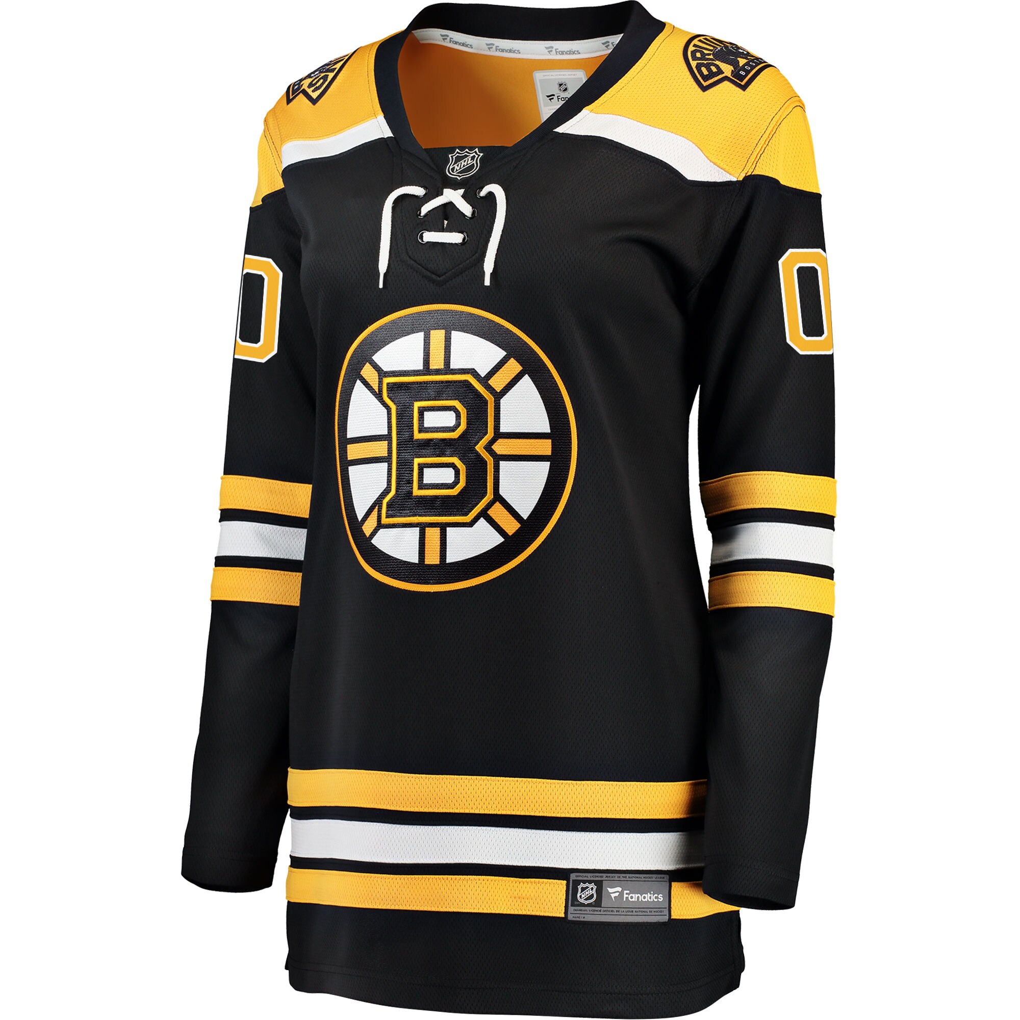 Boston Bruins Black Home Breakaway Custom NHL Jersey Women's