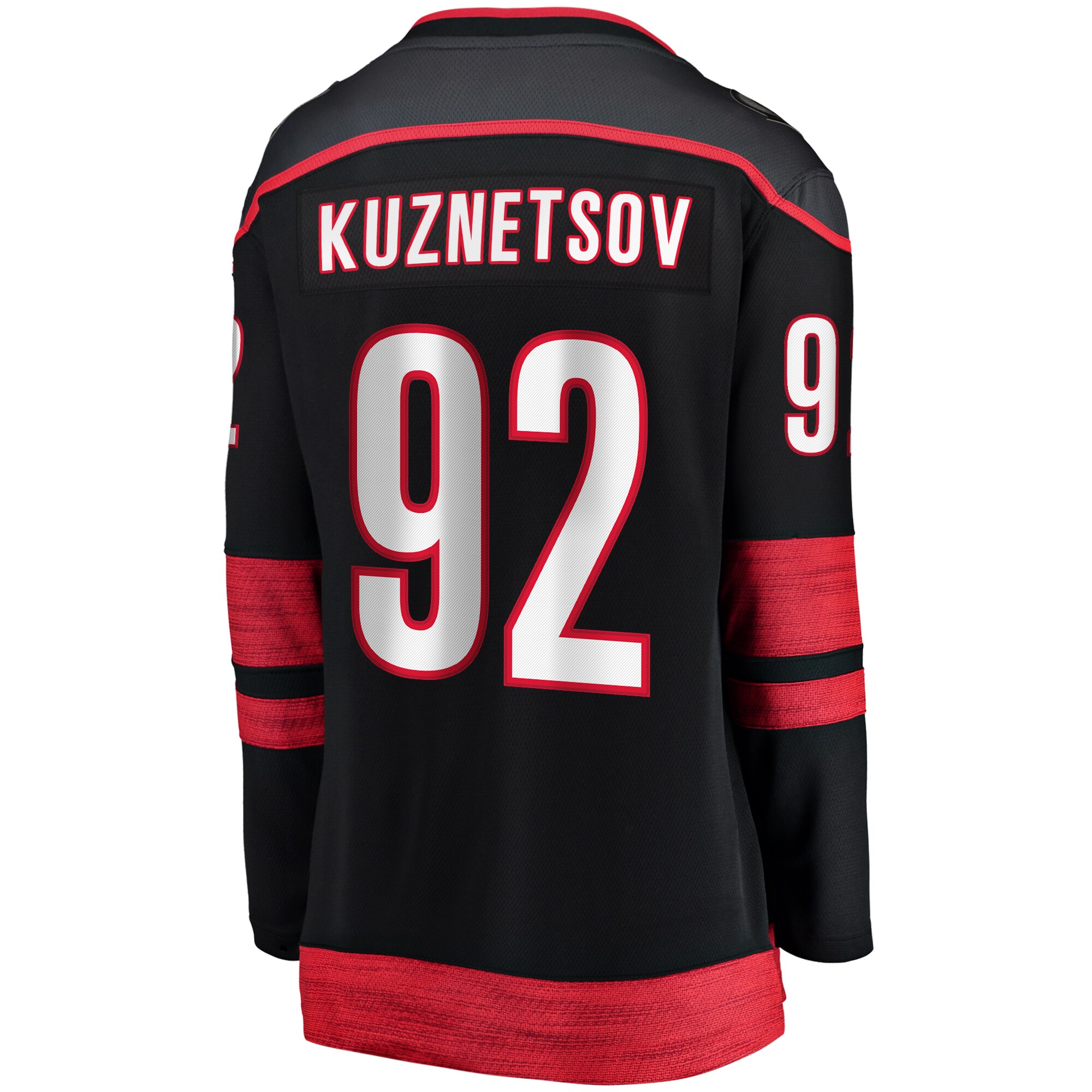 Carolina Hurricanes Evgeny Kuznetsov Black Home Breakaway NHL Jersey Women's