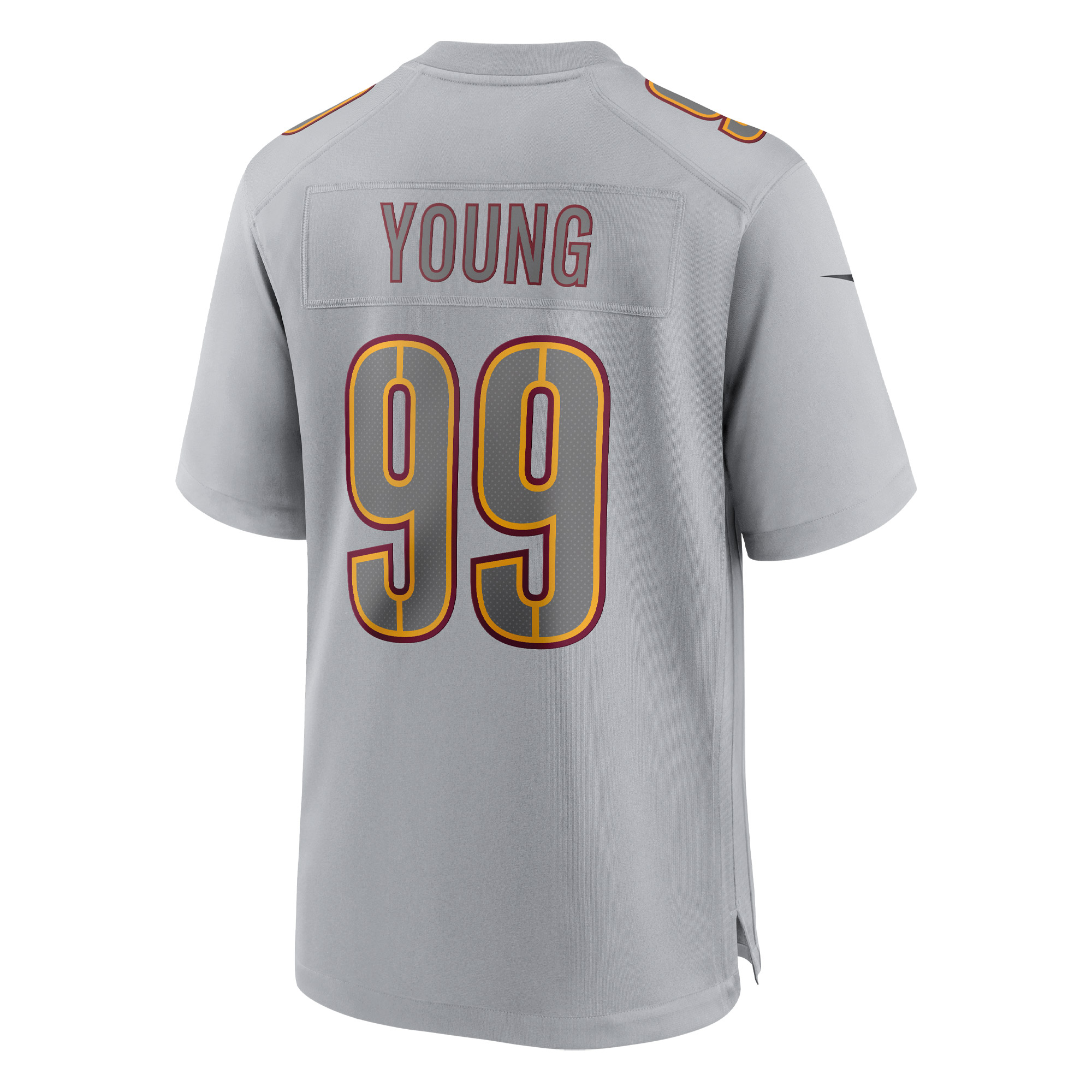 Washington Commanders Chase Young Gray Atmosphere Fashion Game NFL Jersey Men's