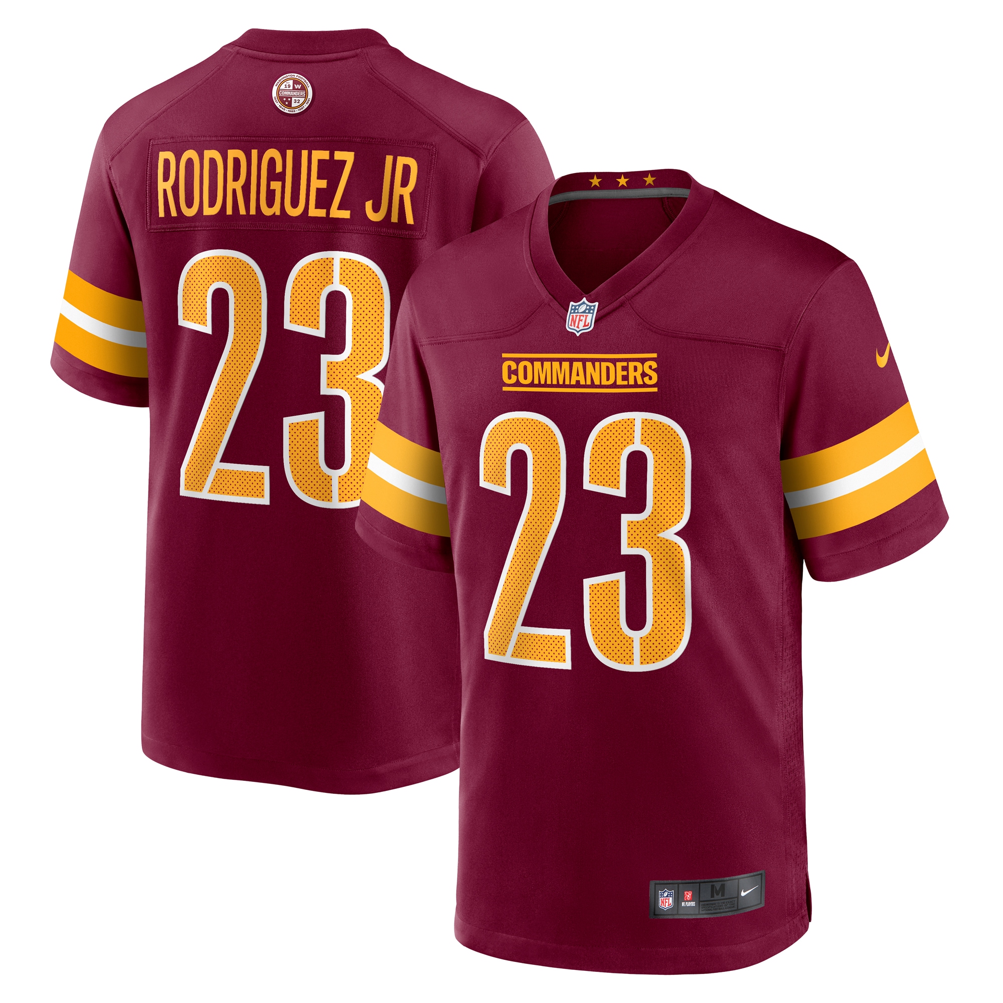 Washington Commanders Chris Rodriguez Jr. Burgundy Team Game NFL Jersey Men's