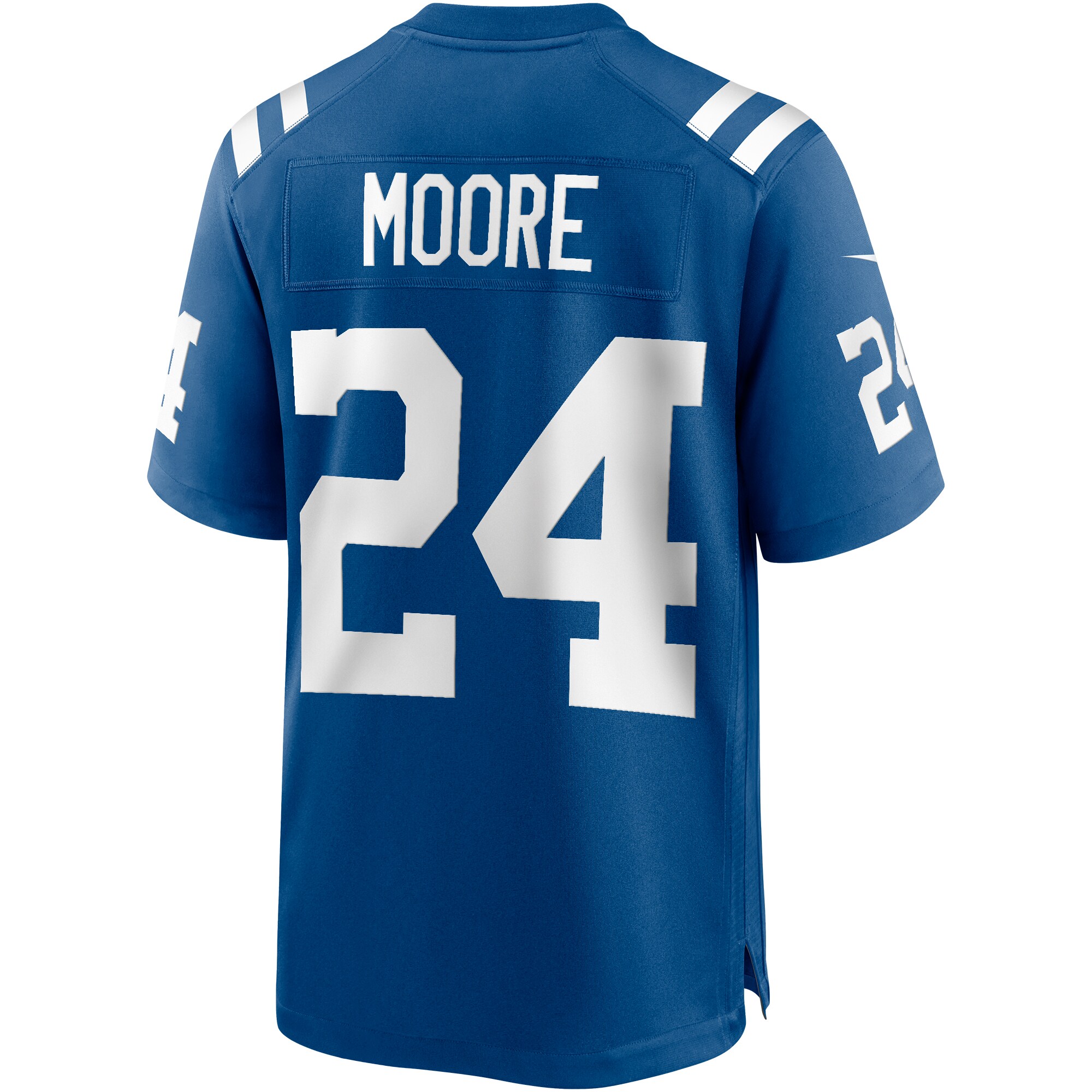 Indianapolis Colts Lenny Moore Royal Game Retired Player NFL Jersey Men's