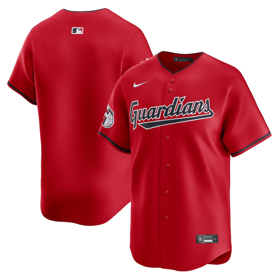 Cleveland Guardians Alternate Limited Red MLB Jersey Men's