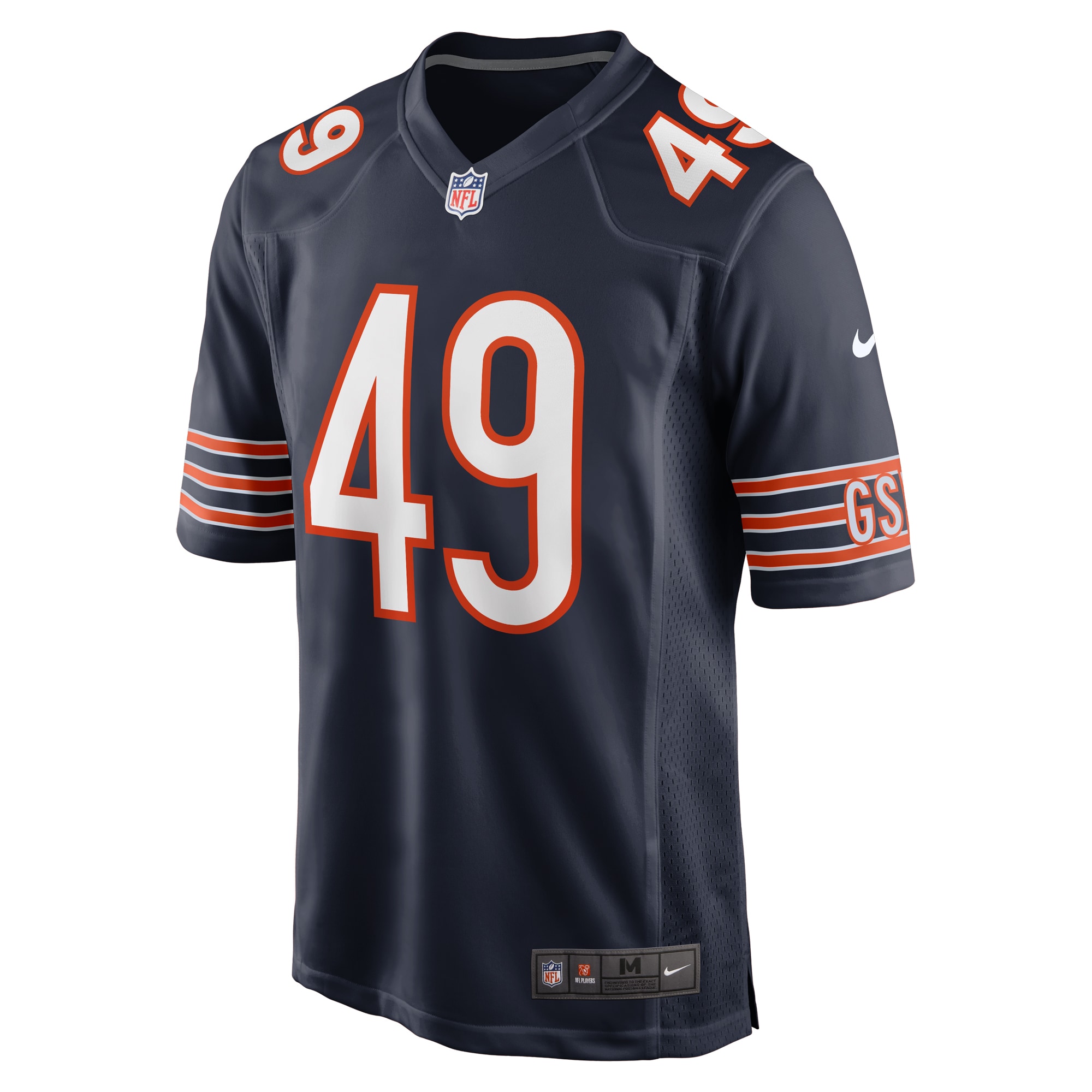 Chicago Bears Tremaine Edmunds Navy Game Player NFL Jersey Men's