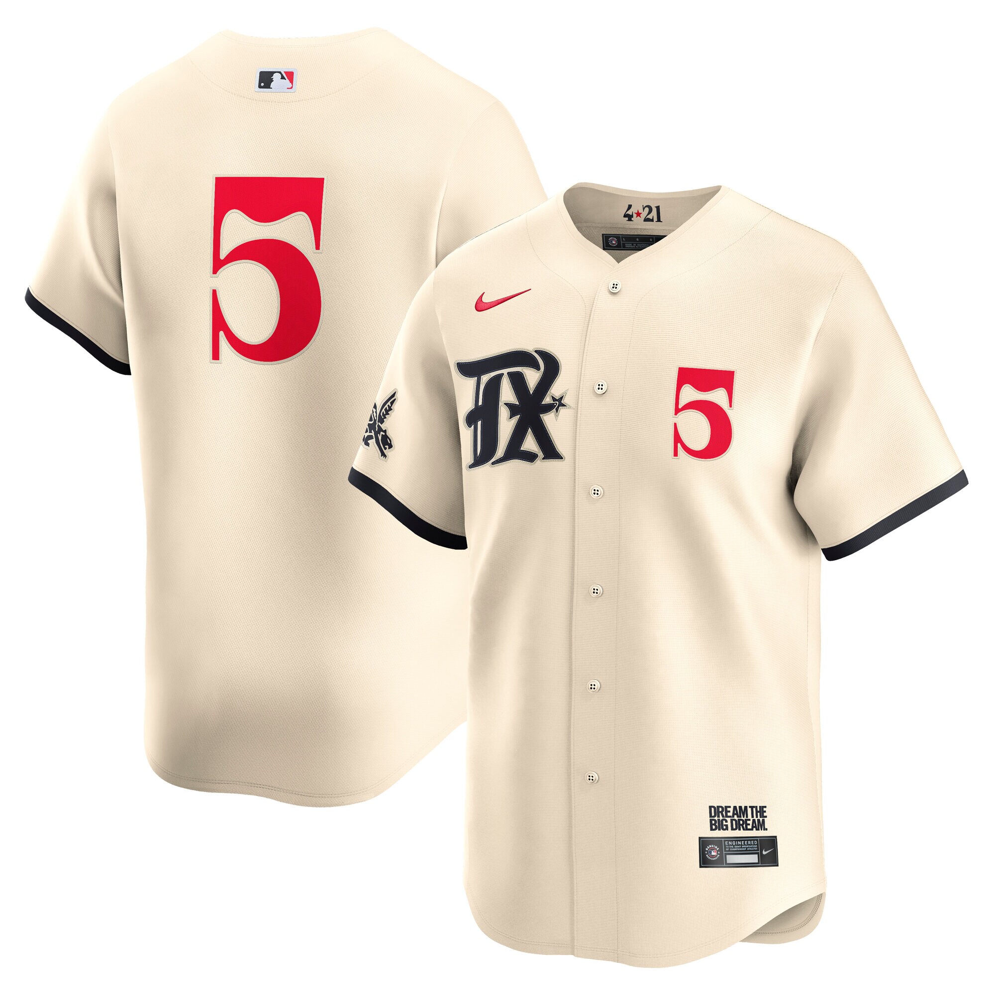 Texas Rangers Corey Seager Cream City Connect Limited Player MLB Jersey Men's