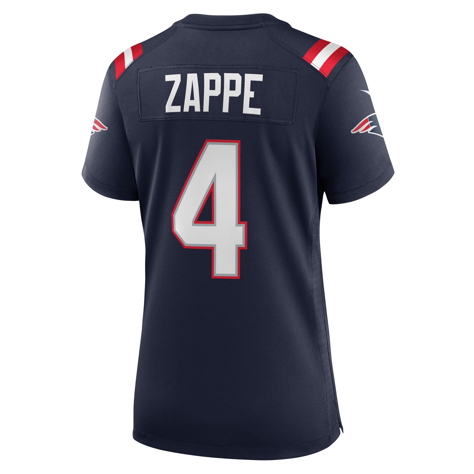 New England Patriots Bailey Zappe Navy Game Player NFL Jersey Women's