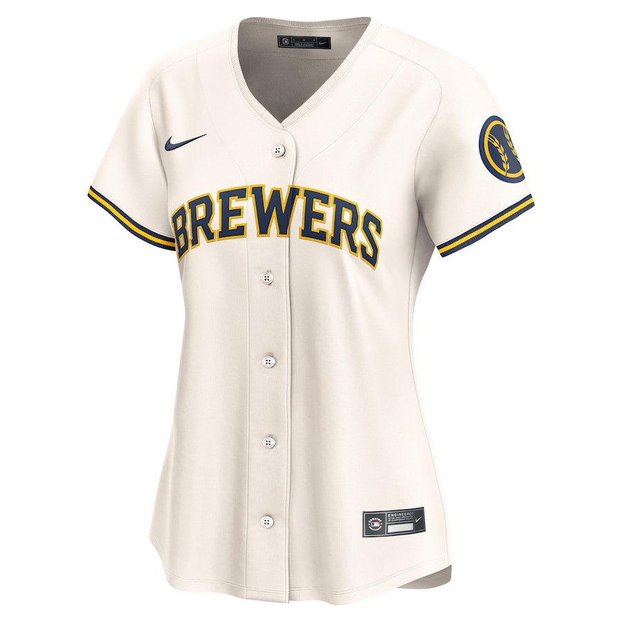 Milwaukee Brewers 2024 Jackie Robinson Day Home Limited Cream MLB Jersey Women's