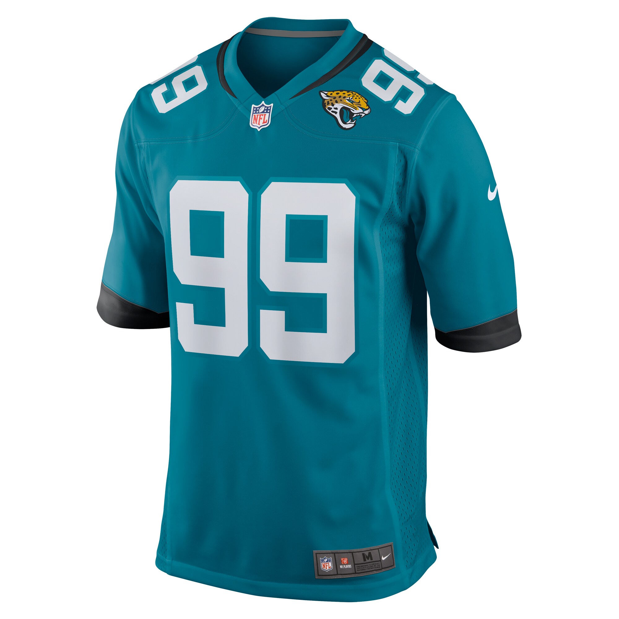 Jacksonville Jaguars Jeremiah Ledbetter Teal Home Game Player NFL Jersey Men's