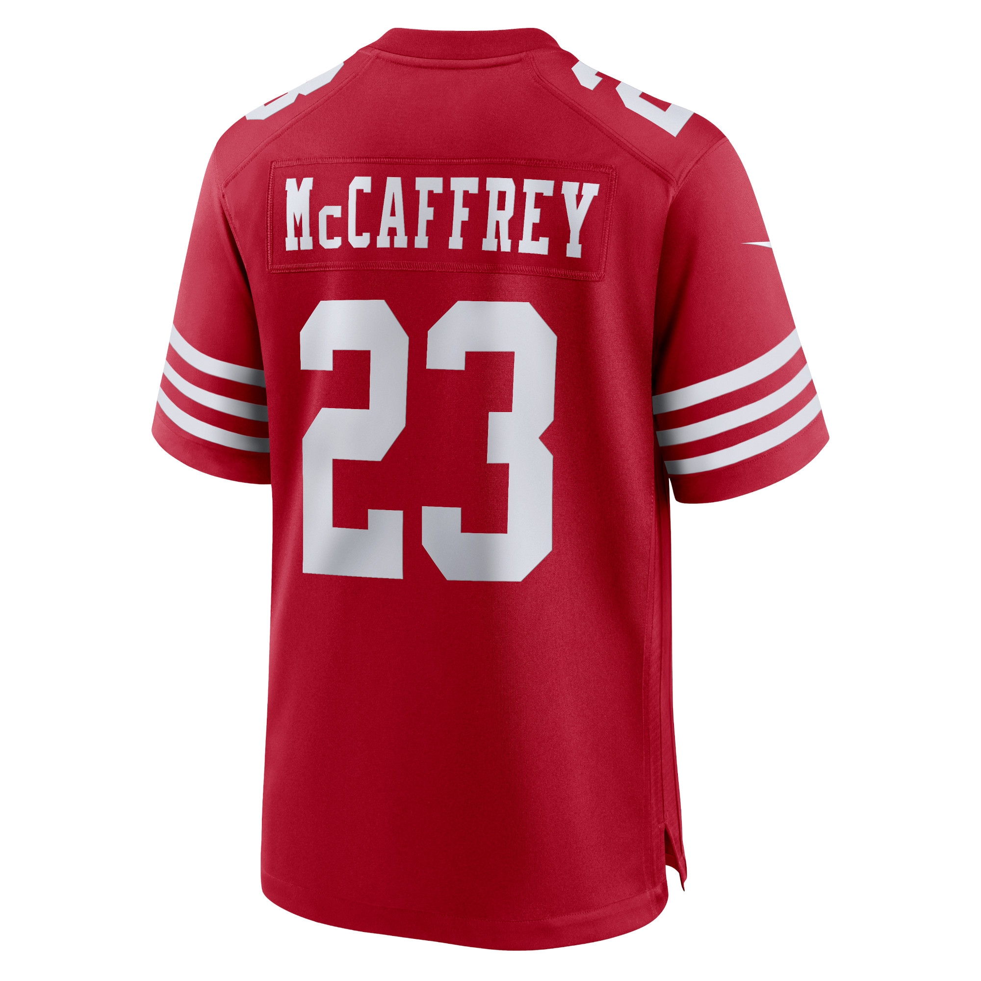 San Francisco 49ers Christian McCaffrey Scarlet Game Player NFL Jersey Men's