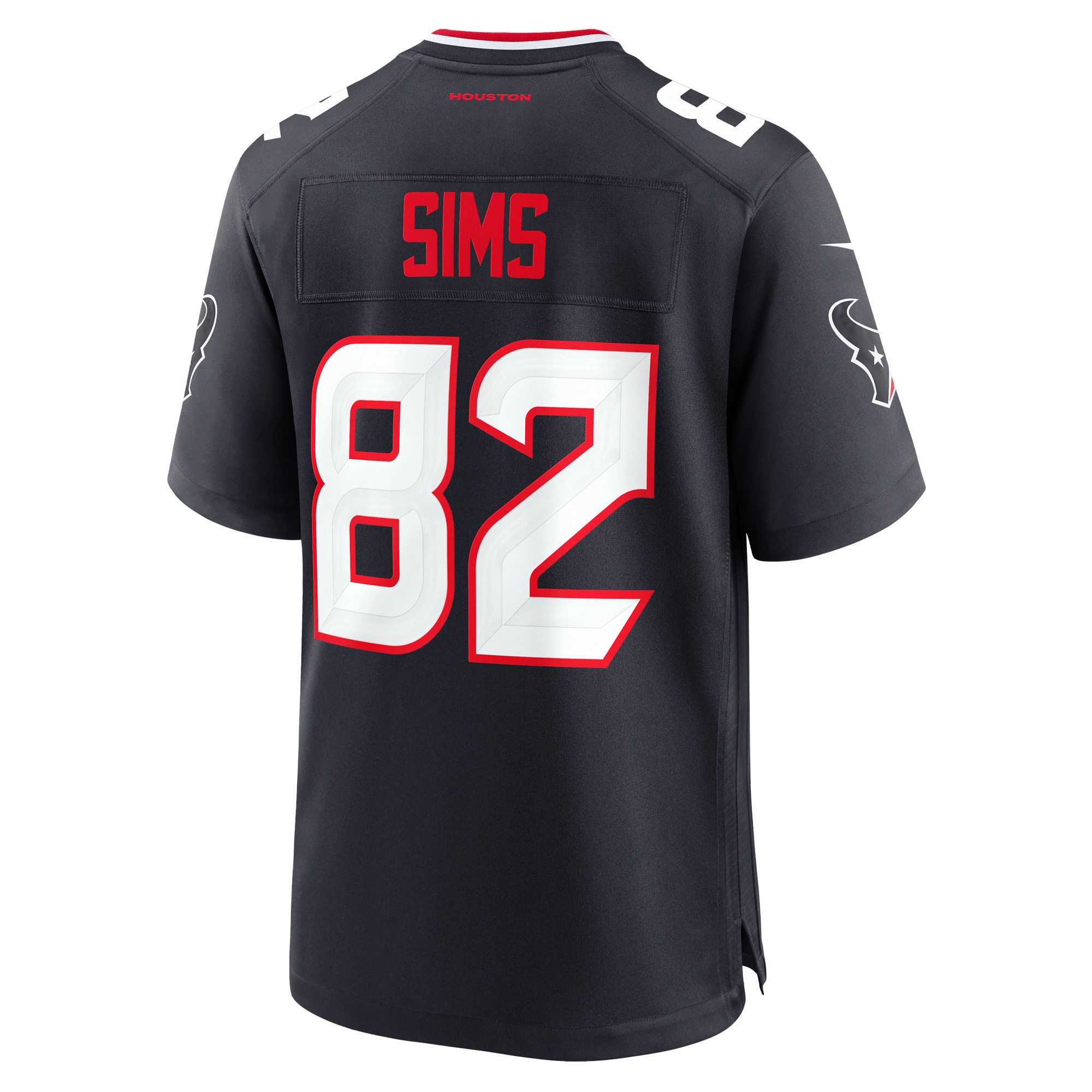 Houston Texans Steven Sims Navy Team Game NFL Jersey Men's
