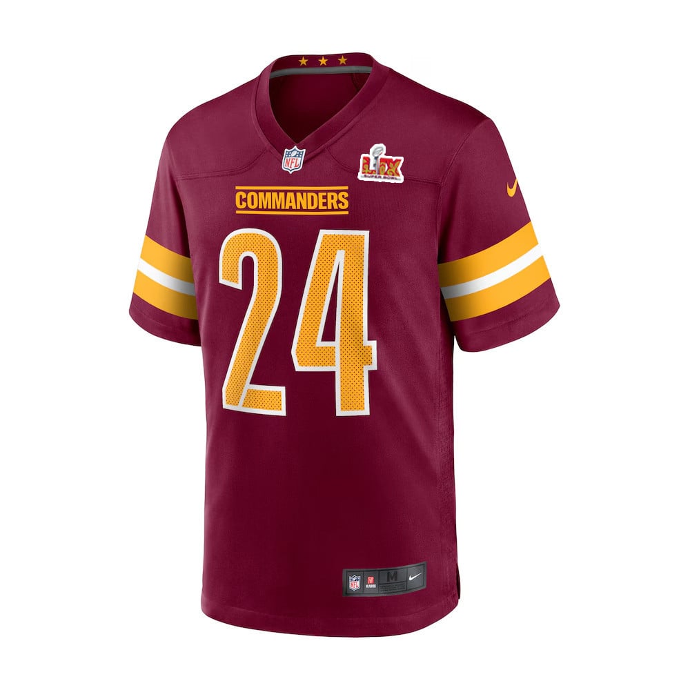 Michael Davis #24 Washington Commanders Super Bowl LIX Burgundy NFL Jersey Men's