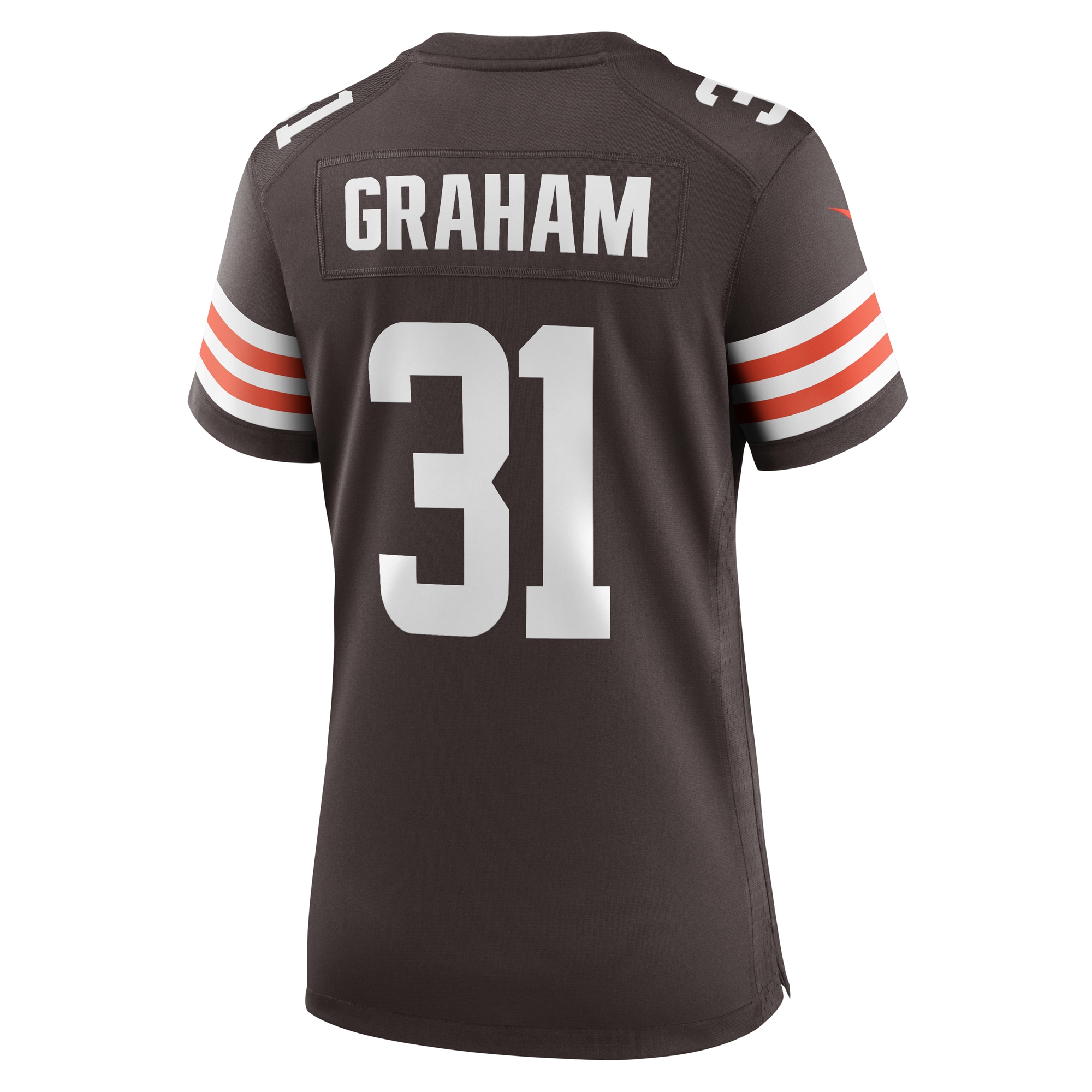 Cleveland Browns Thomas Graham Jr. Brown Team Game NFL Jersey Women's