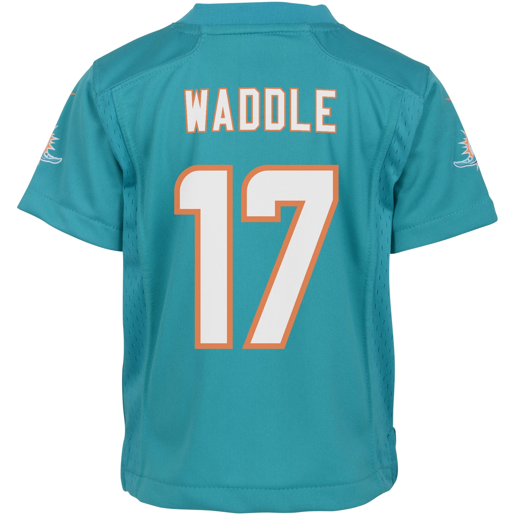 Infant Miami Dolphins Jaylen Waddle Aqua Player Game NFL Jersey Men's